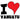 Unisex t-shirt - "I Love Vanuatu" Heart Design