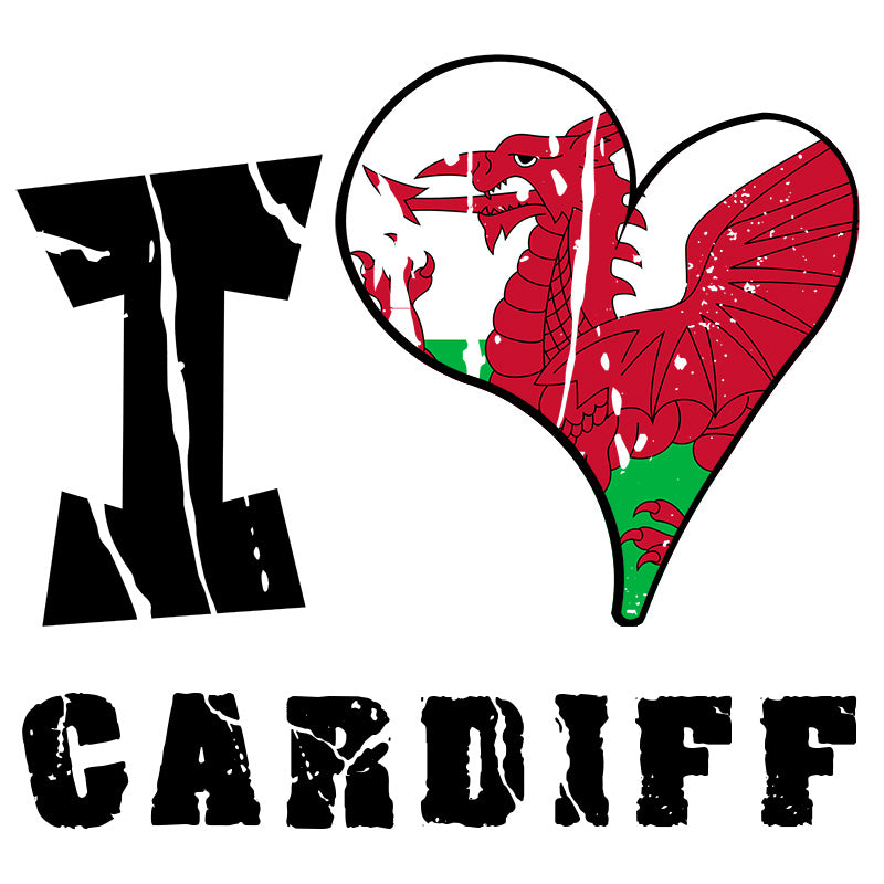 Unisex Hoodie - I Love Cardiff