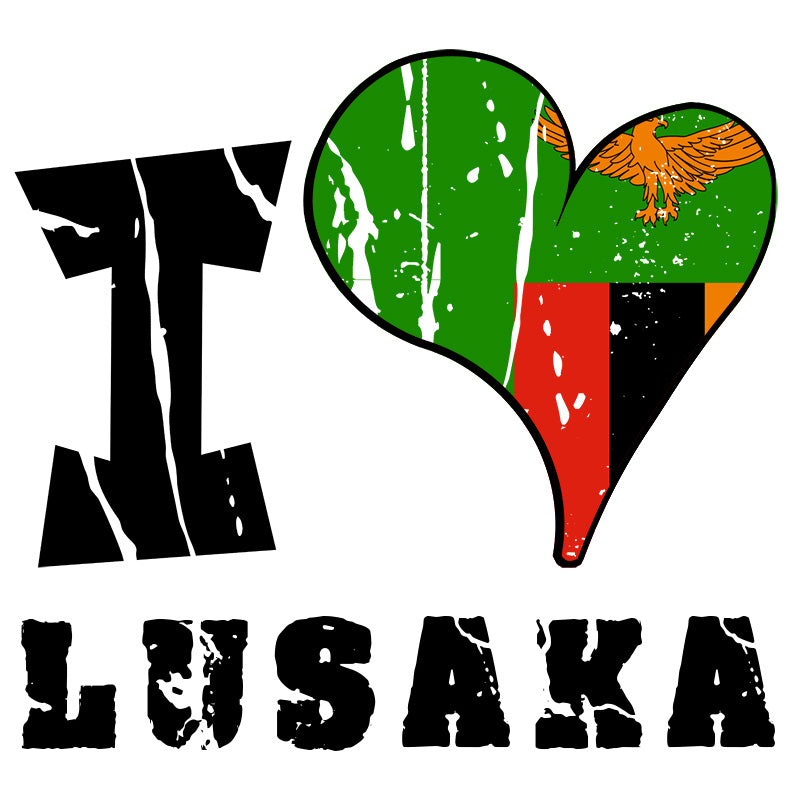 Unisex Hoodie - I Love Lusaka