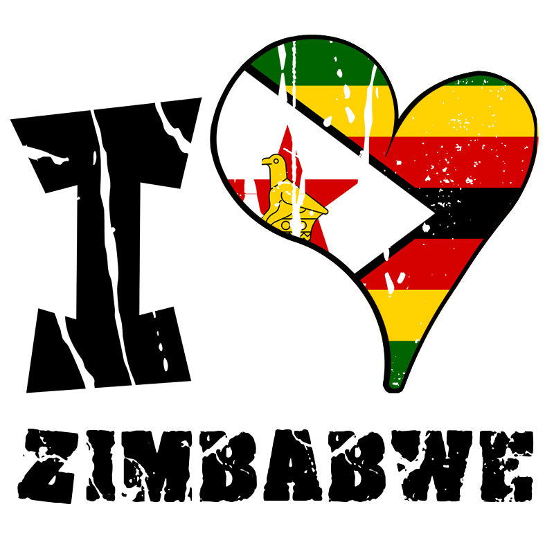 Unisex Hoodie - I Love Zimbabwe