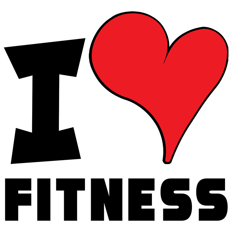 Unisex t-shirt - I Love Fitness Red