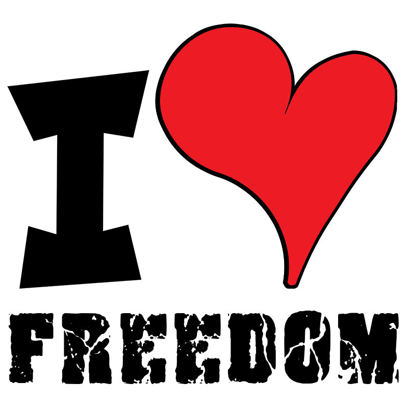 Unisex t-shirt - I Love Freedom