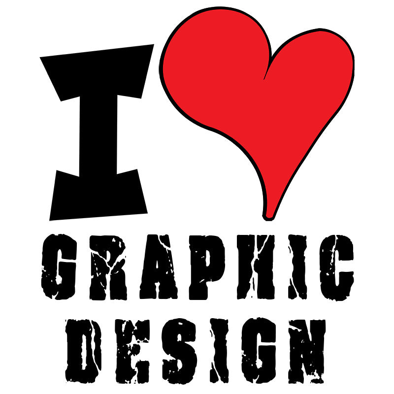 Unisex t-shirt - I Love Graphic Design