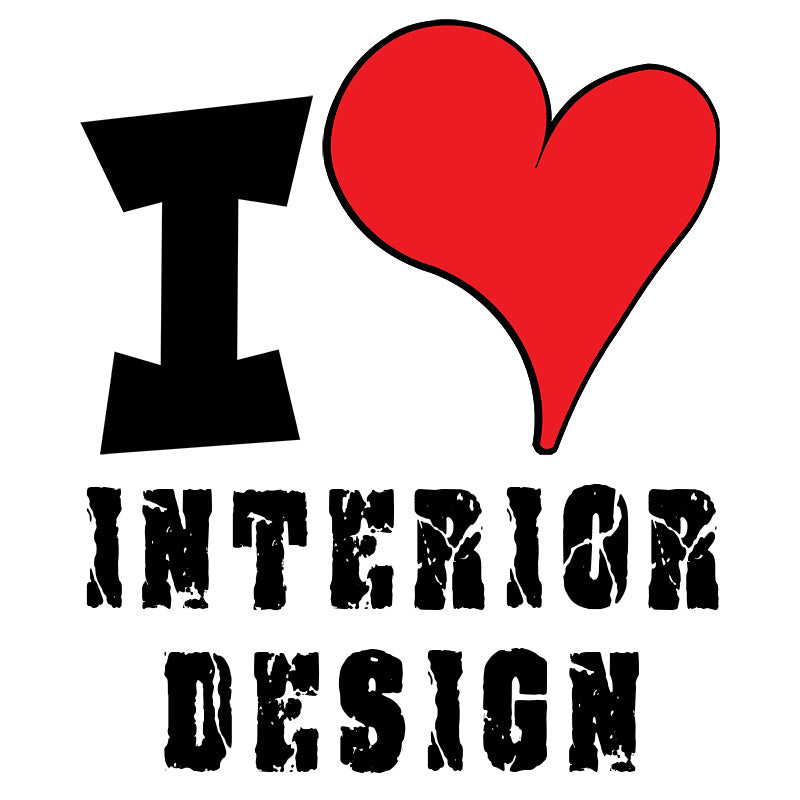 Unisex t-shirt - I Love Interior Design