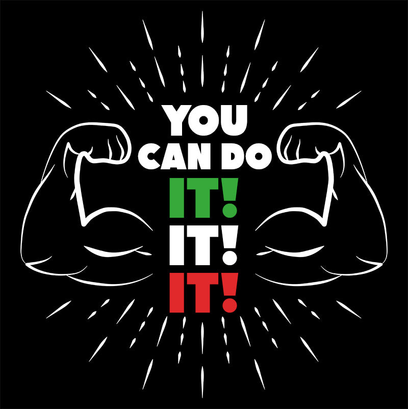 Unisex t-shirt - You can do it!