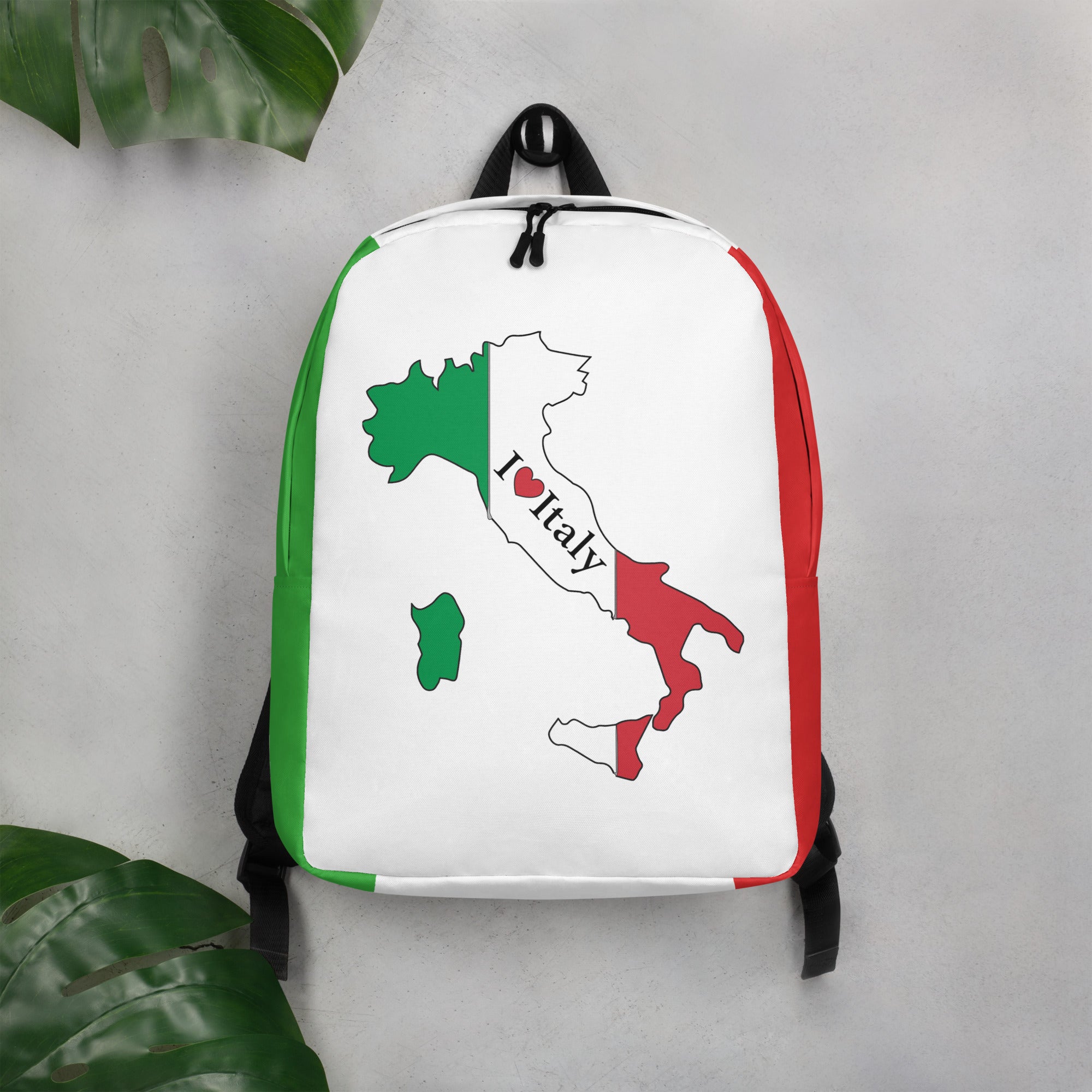 I Love Italy Map Minimalist Backpack