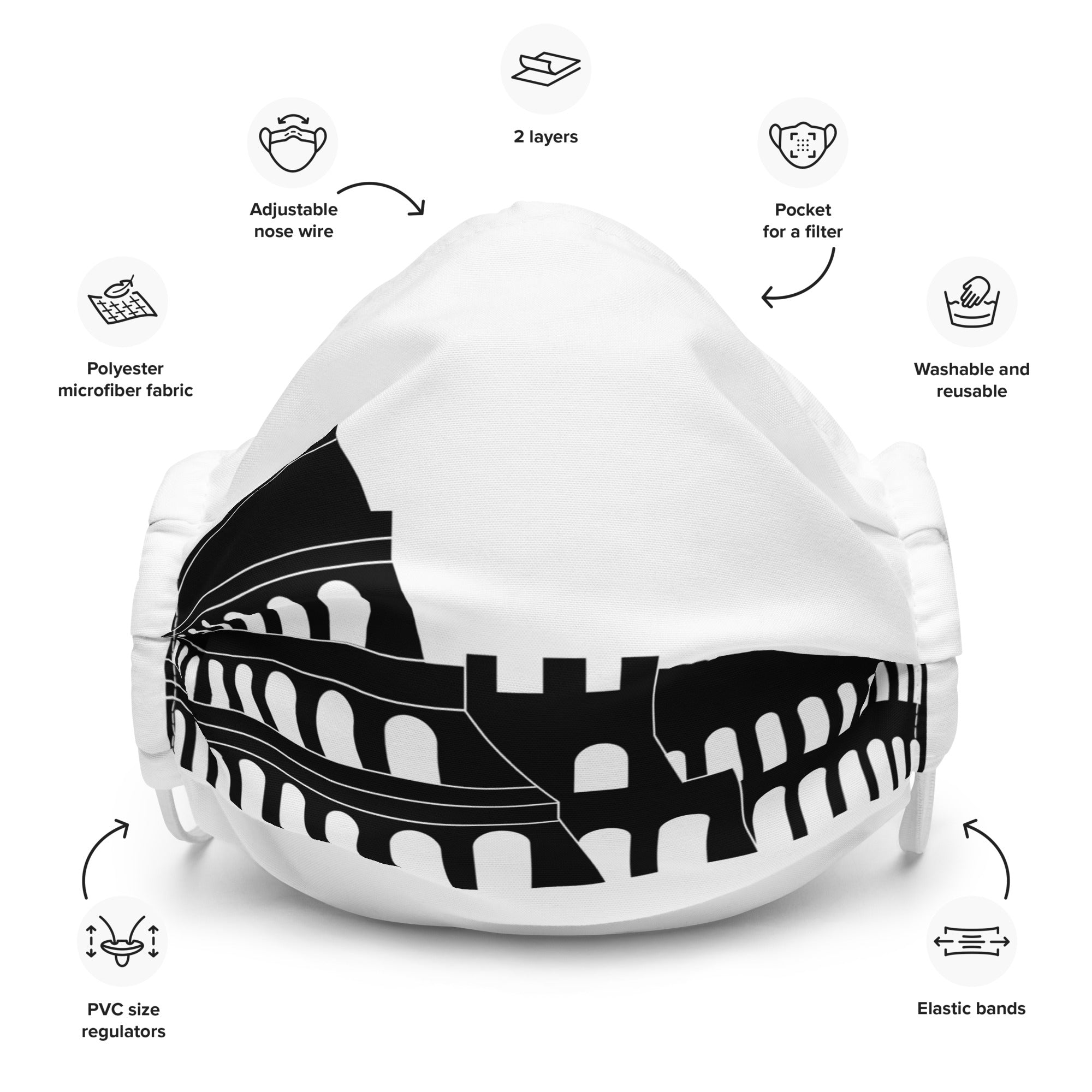 Premium face mask - Architecture