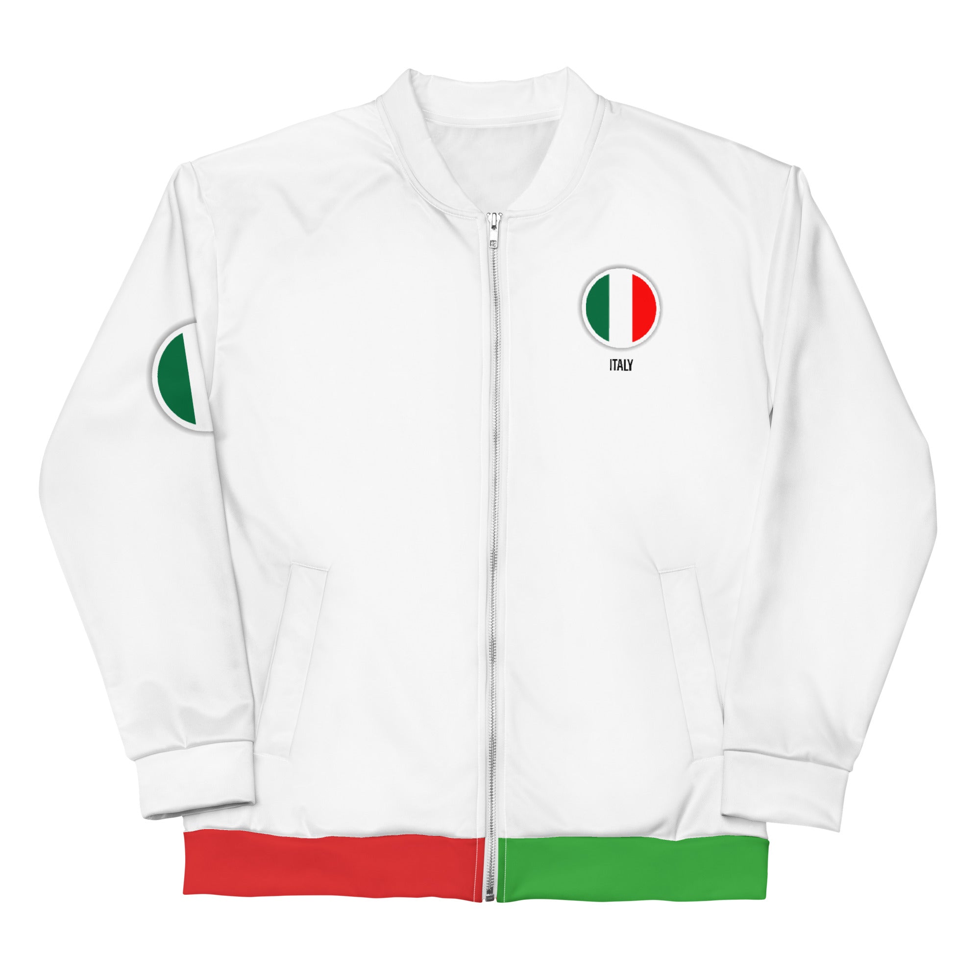 Unisex Bomber Jacket Italy Flag