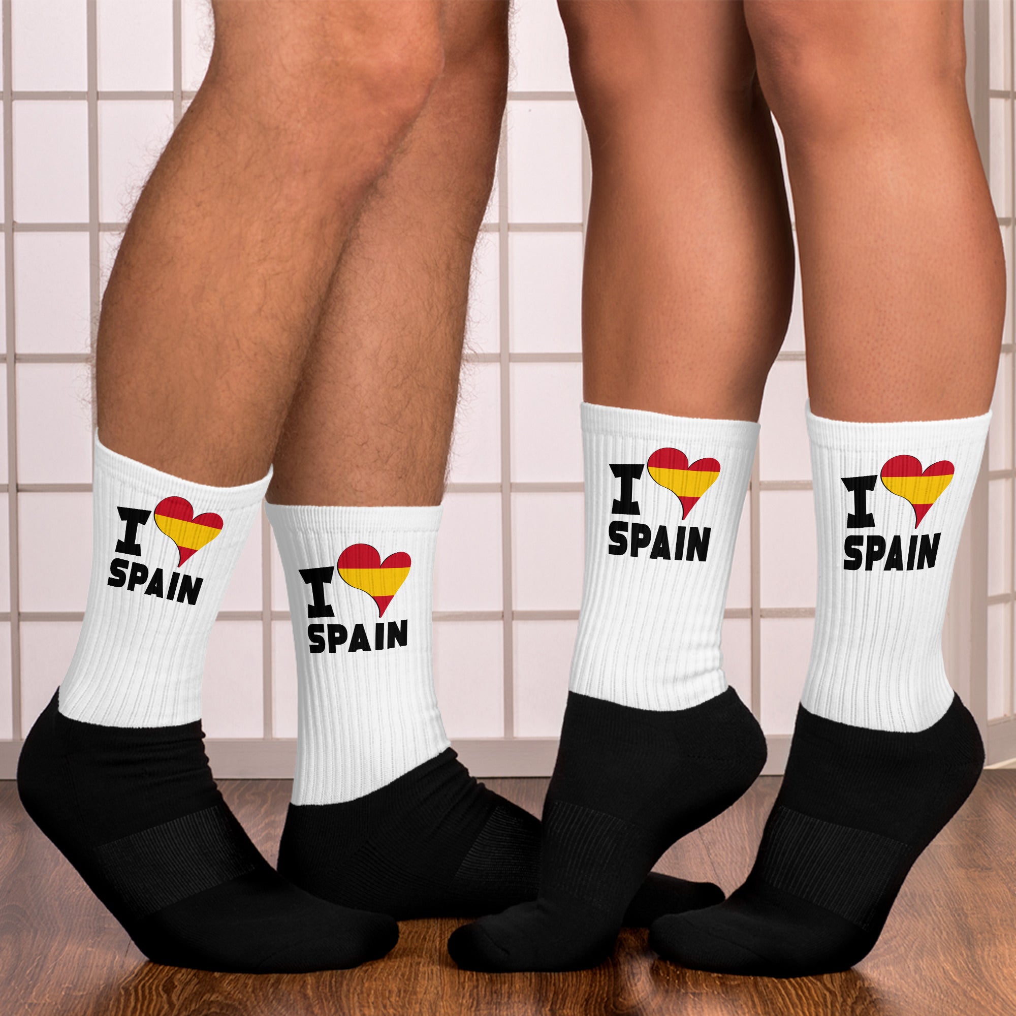 Socks - I Love Spain Flag