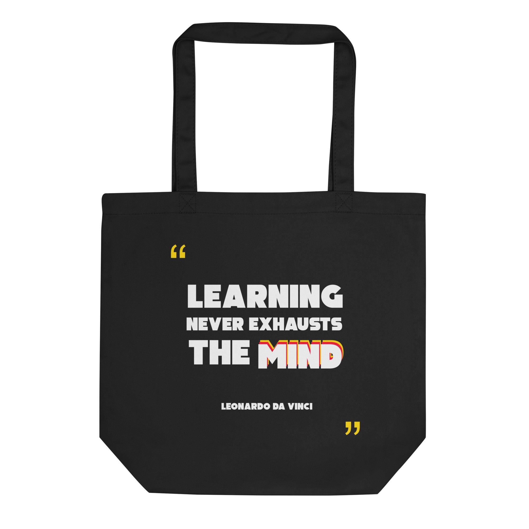 Eco Tote Bag -  Leonardo da Vinci quotes