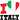 Unisex t-shirt - "I Love Italy" With Flag