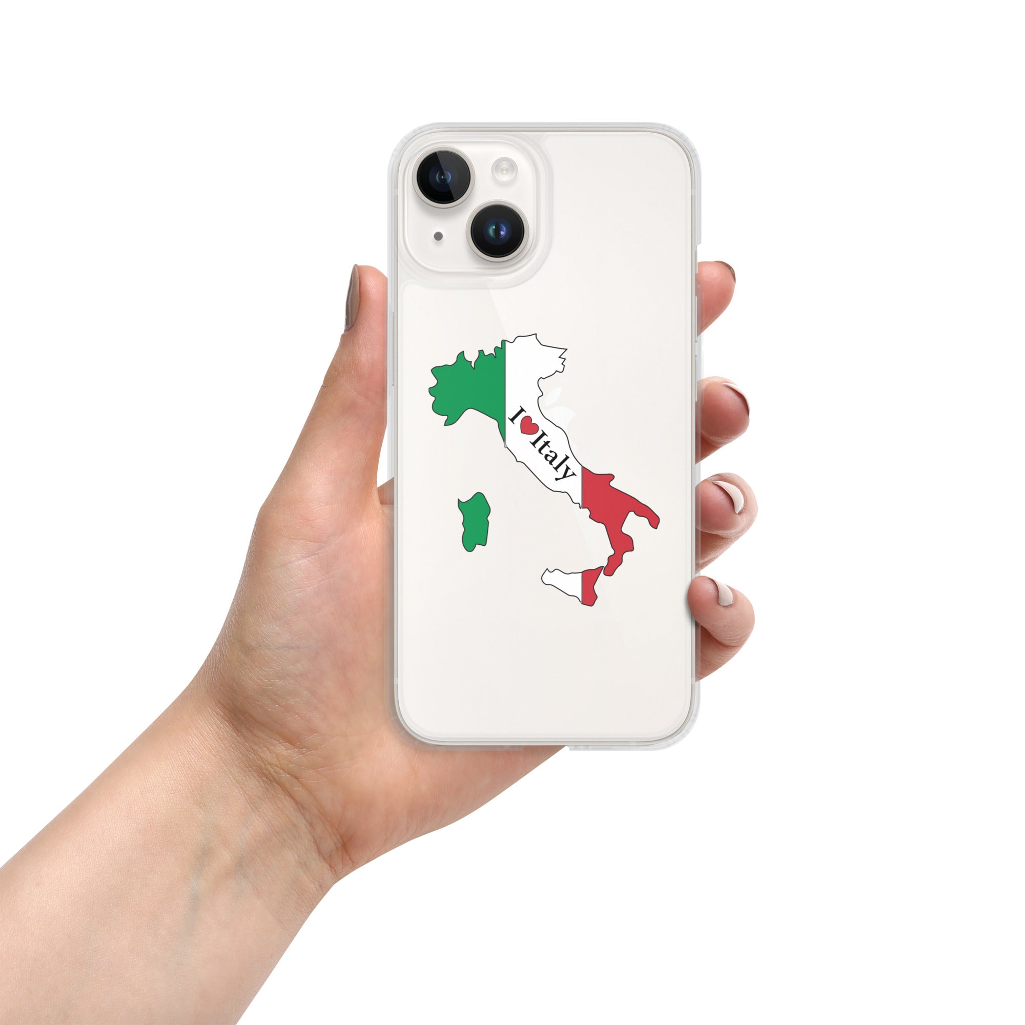 Love Italy Map iPhone Case