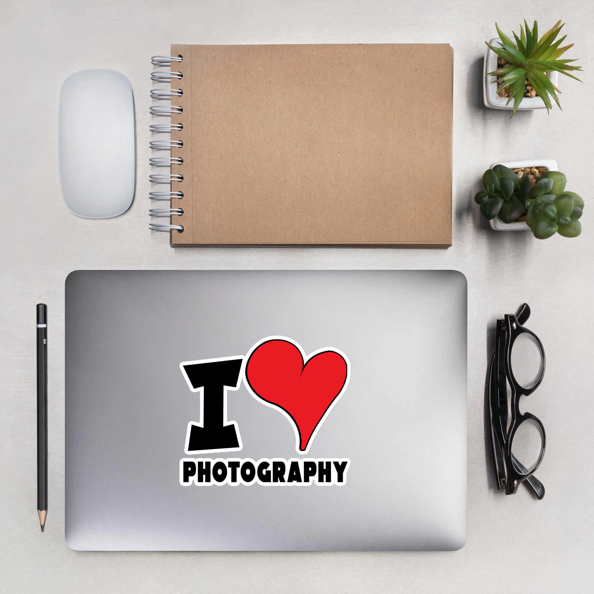 Bubble-free stickers - I Love Photography