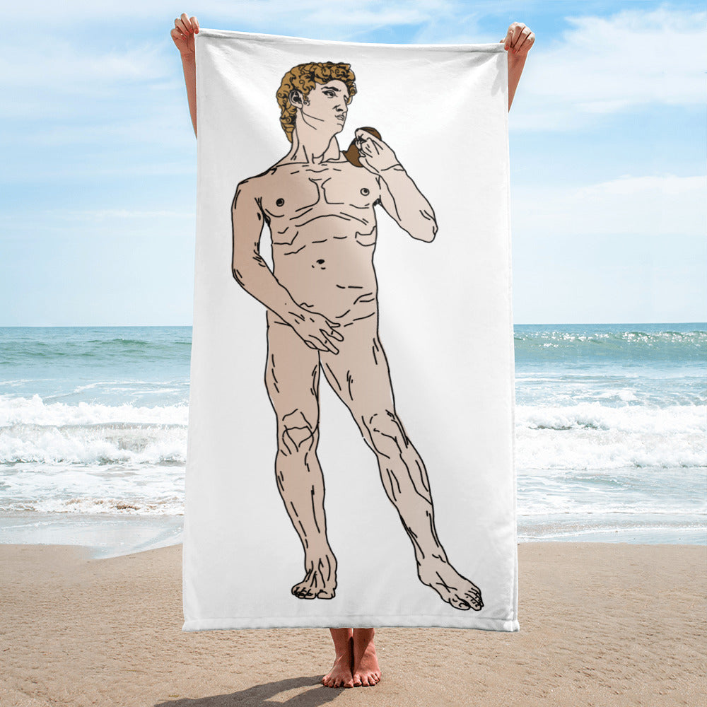 Sublimated Towel - David (Michelangelo)