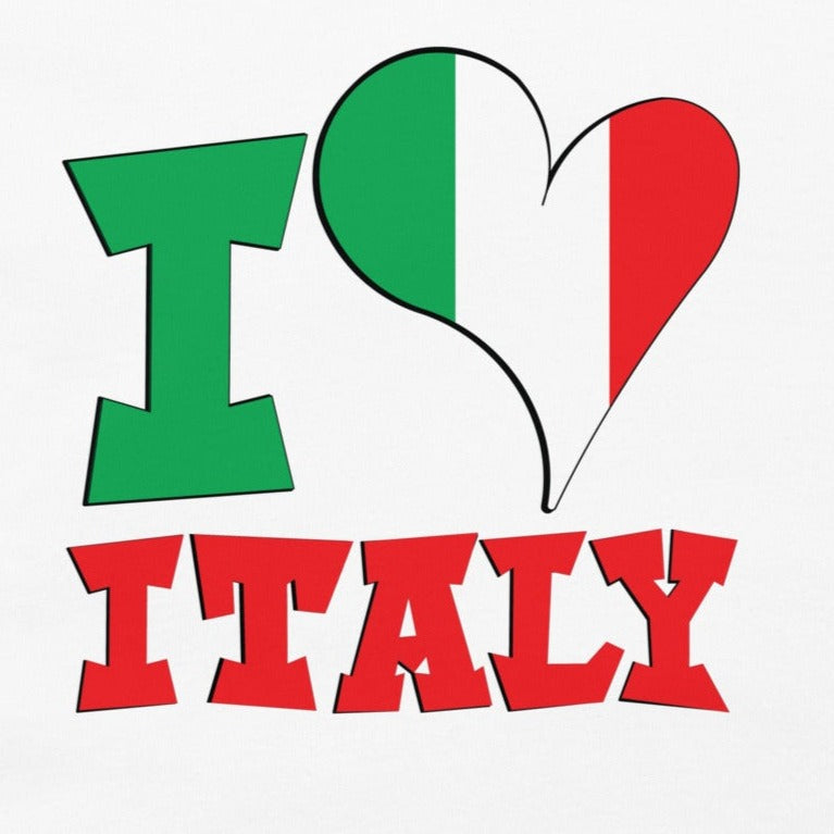 I Love Italy Short-Sleeve Unisex T-Shirt