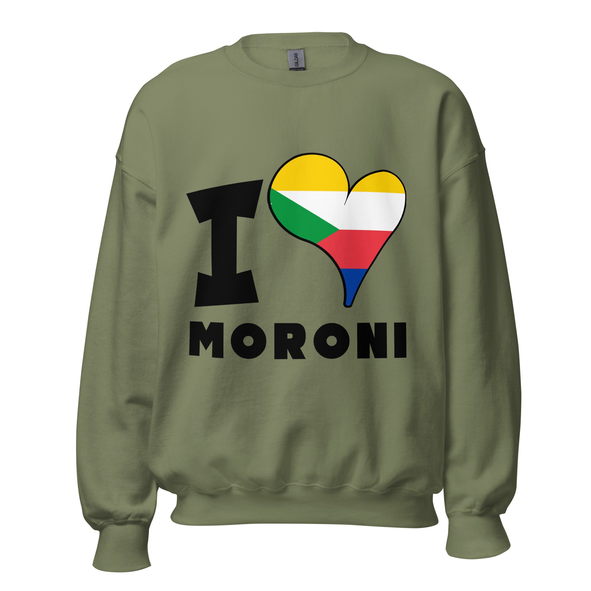 Unisex Sweatshirt - I Love Moroni Flag