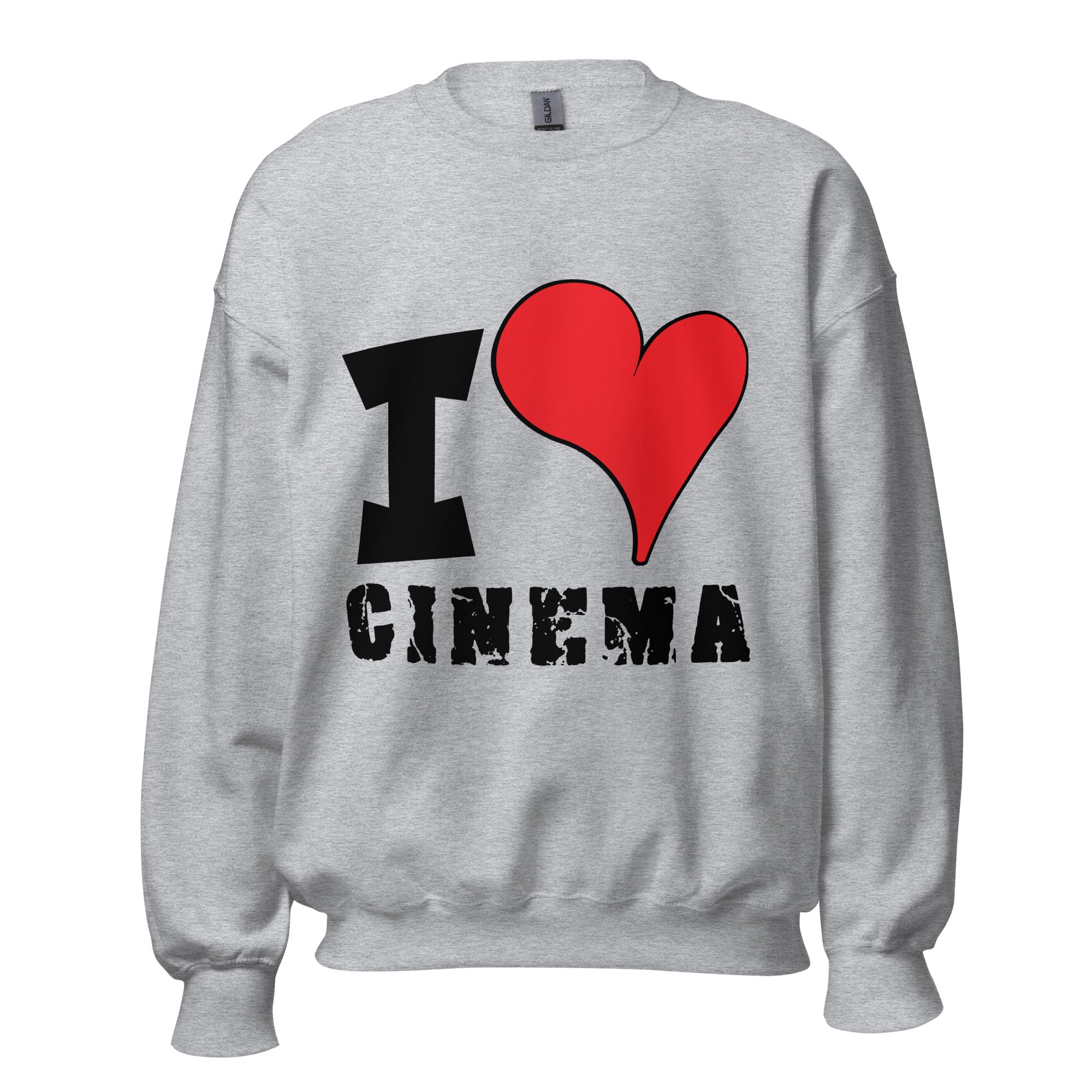 Unisex Sweatshirt - I Love Cinema