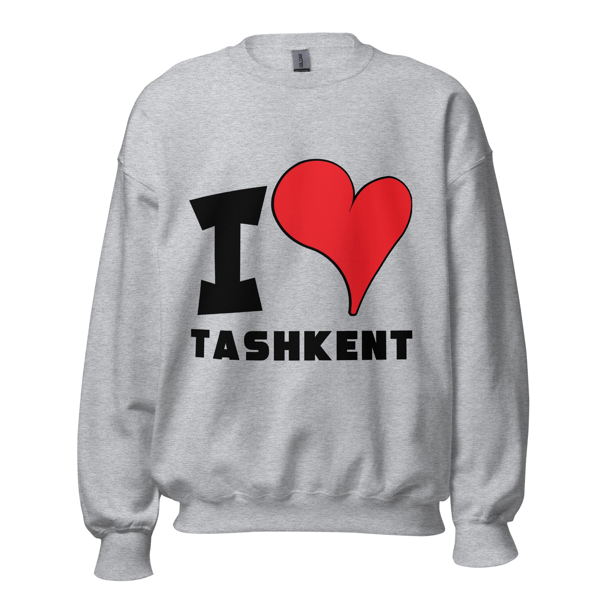 Unisex Sweatshirt - I Love Tashkent Red