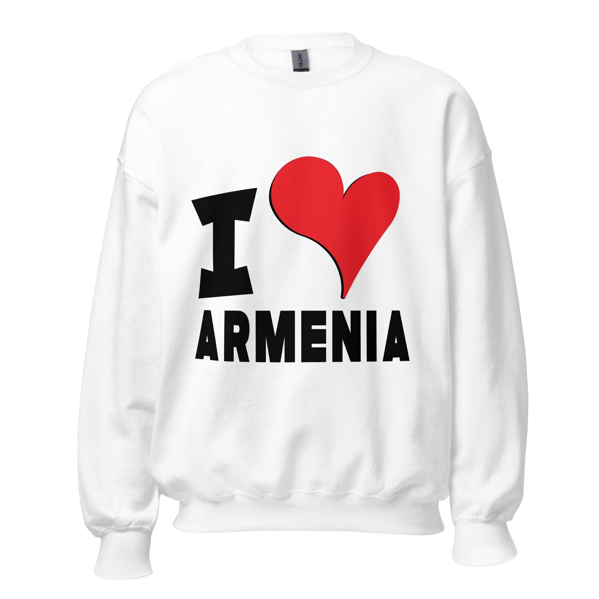 Unisex Sweatshirt - I love Armenia Red