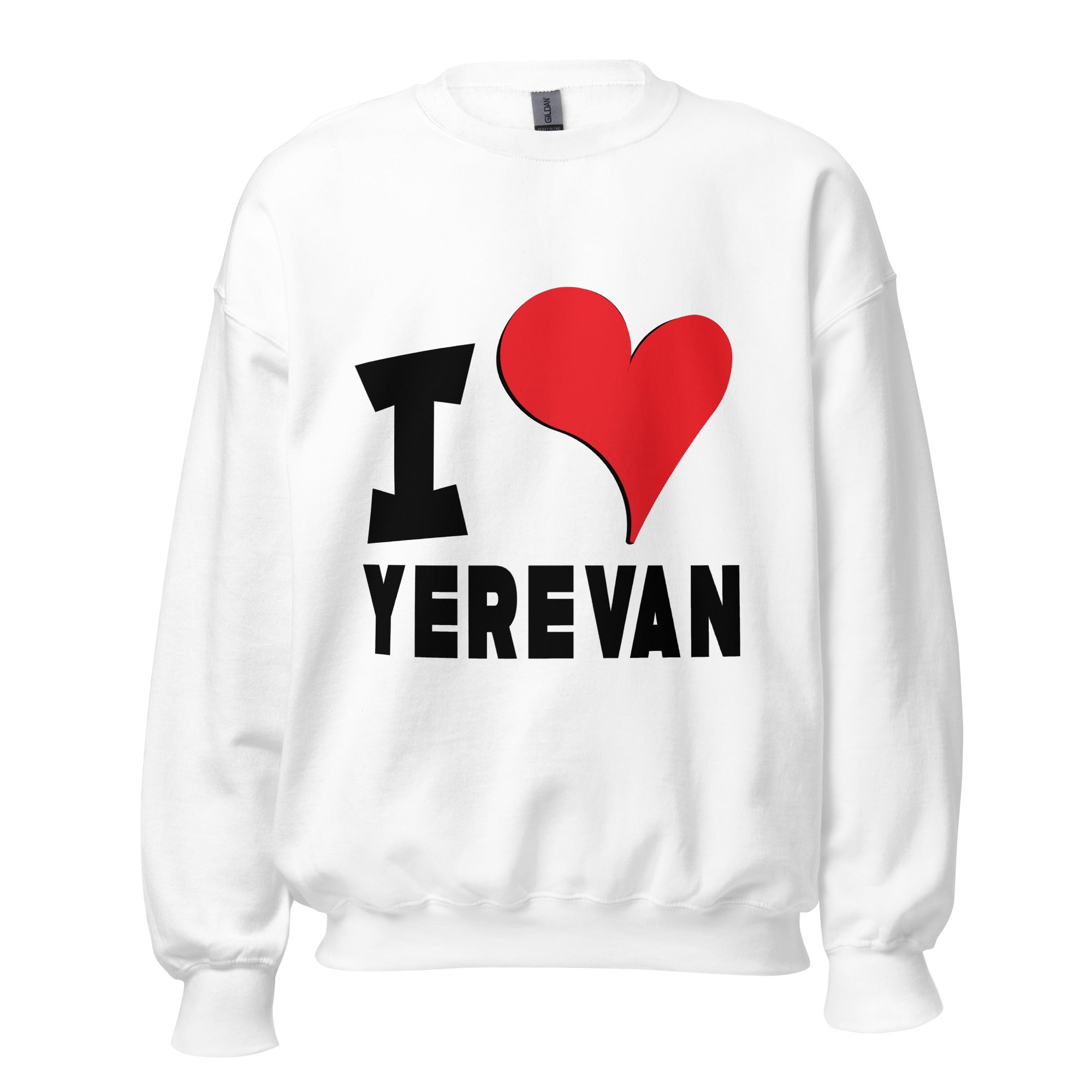 Unisex Sweatshirt - I Love Yerevan Red