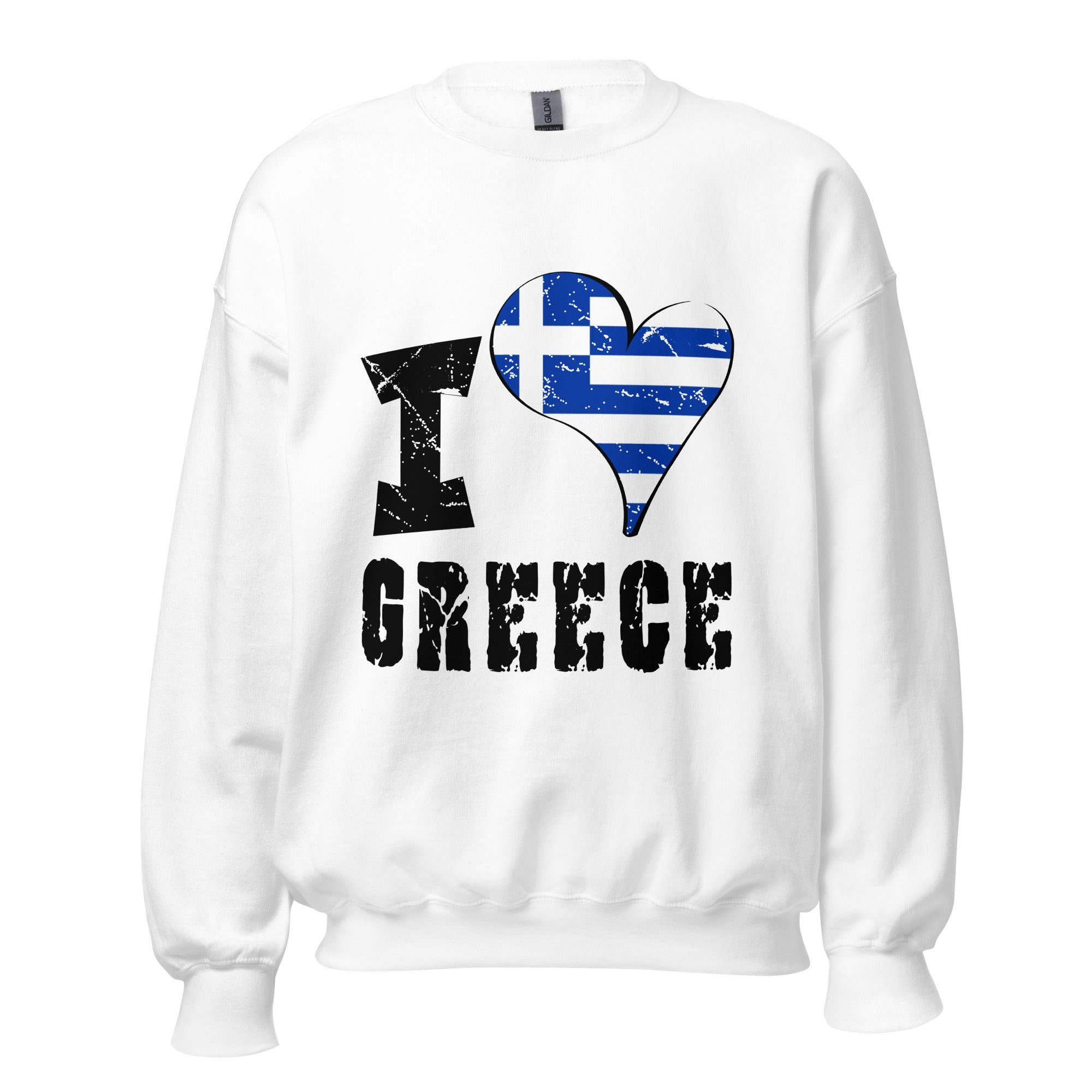 Unisex Sweatshirt - I Love Greece