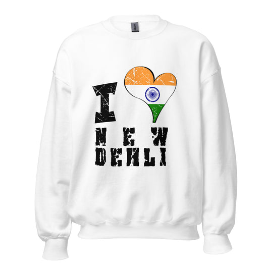 Unisex Sweatshirt - I Love New Delhi
