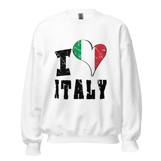 Unisex Sweatshirt - I Love Italy