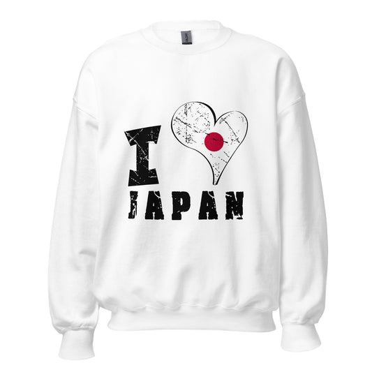 Unisex Sweatshirt - I Love Japan