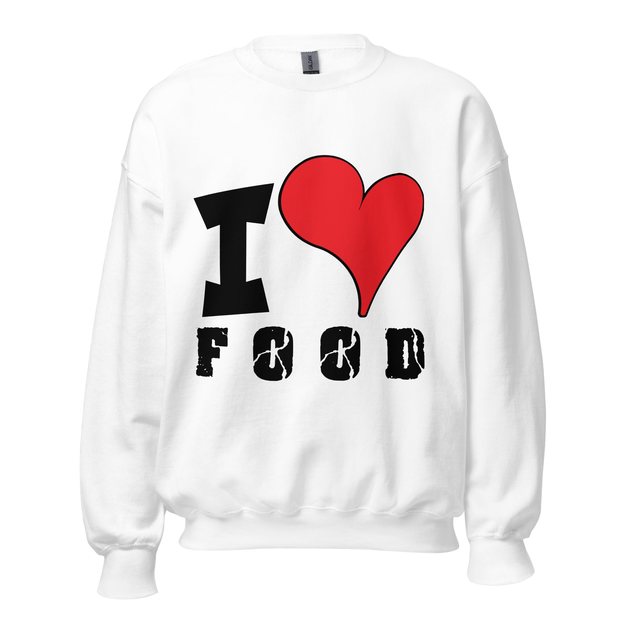 Unisex Sweatshirt - I Love Food