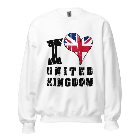 Unisex Sweatshirt - I Love UK