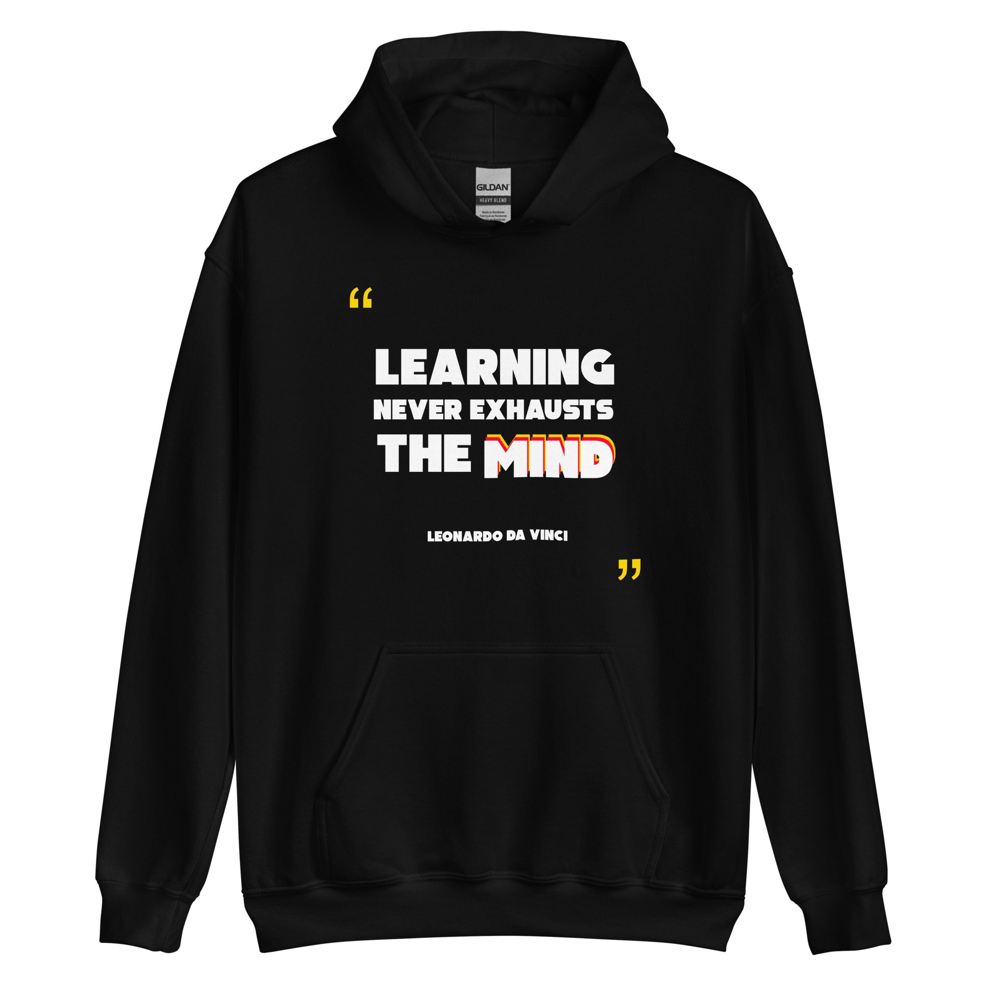 Unisex Hoodie - Leonardo da Vinci quotes