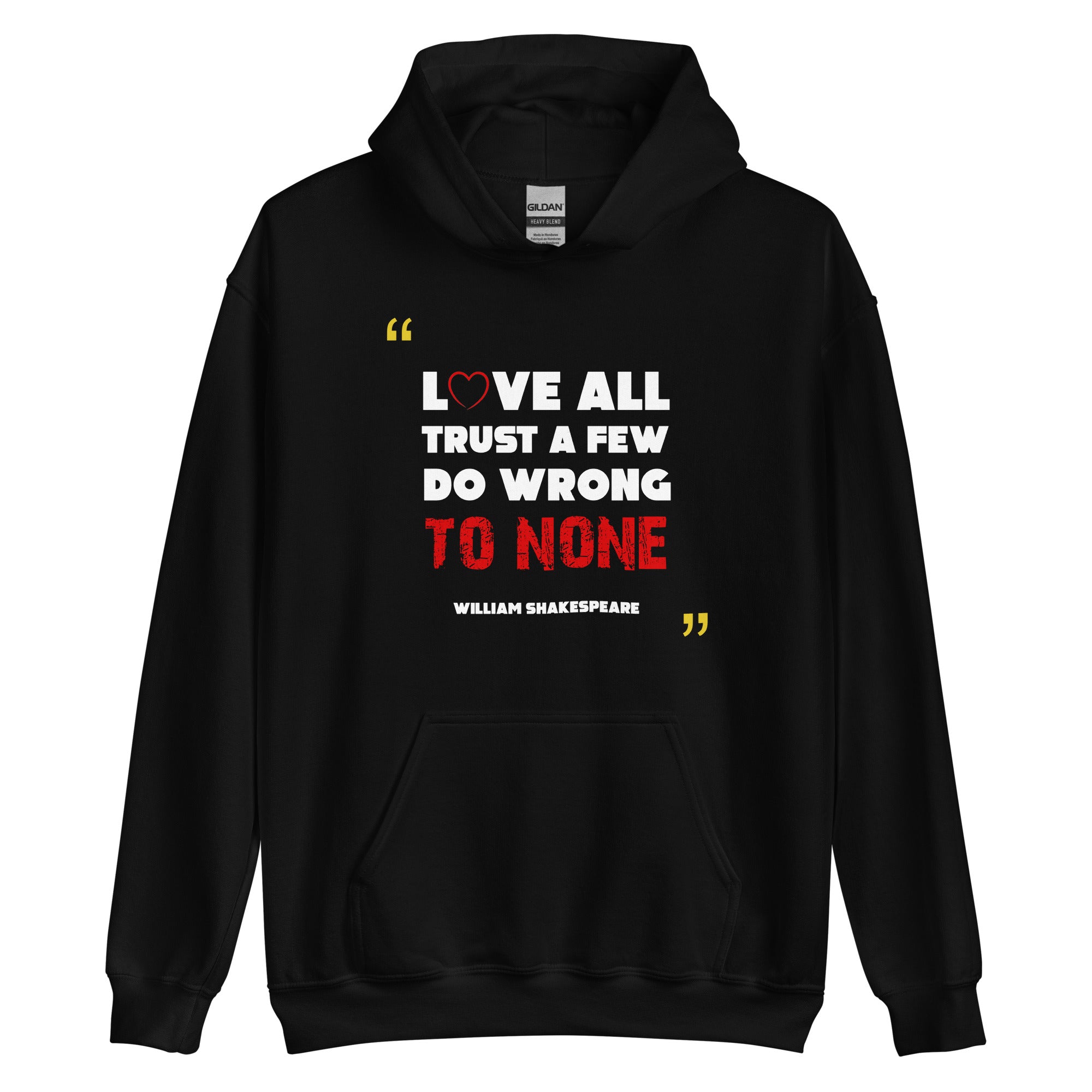 Unisex Hoodie - William Shakespeare quotes