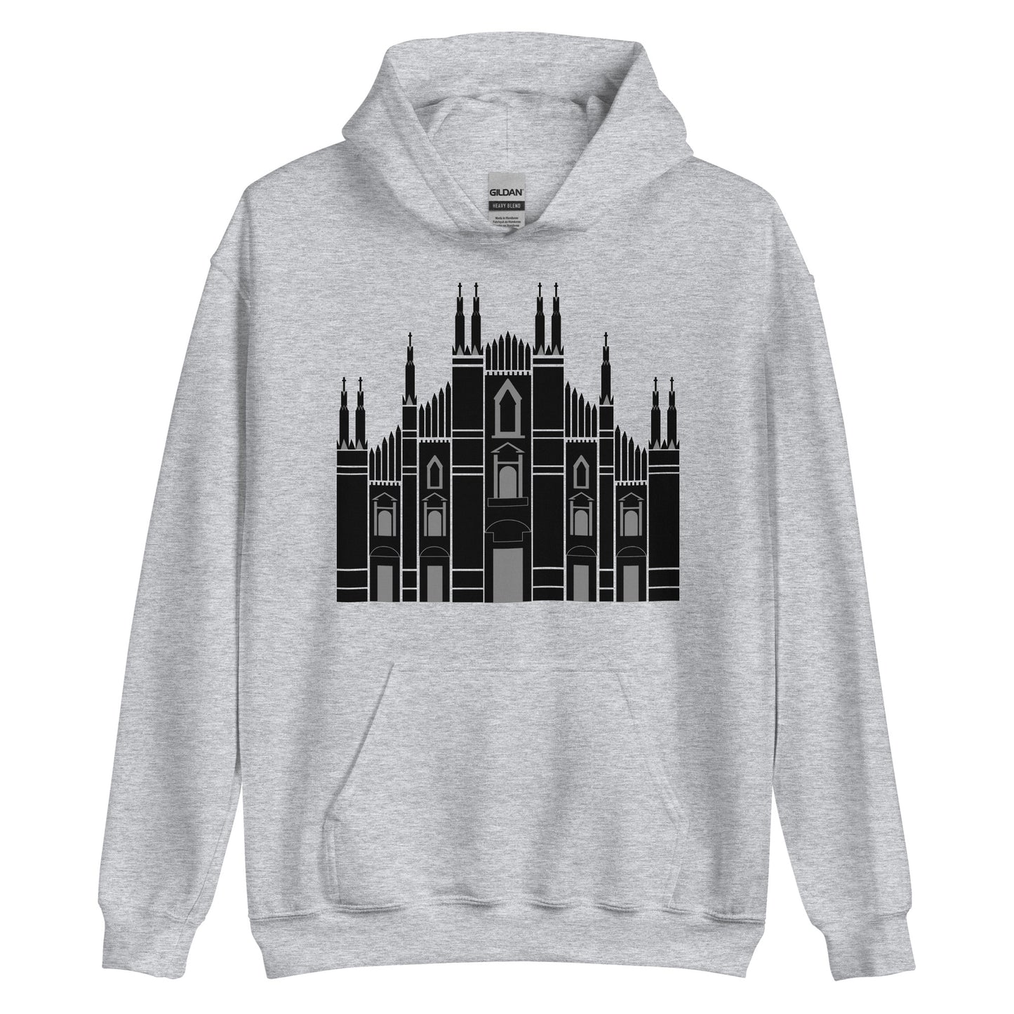Unisex Hoodie - Milan Cathedral Design