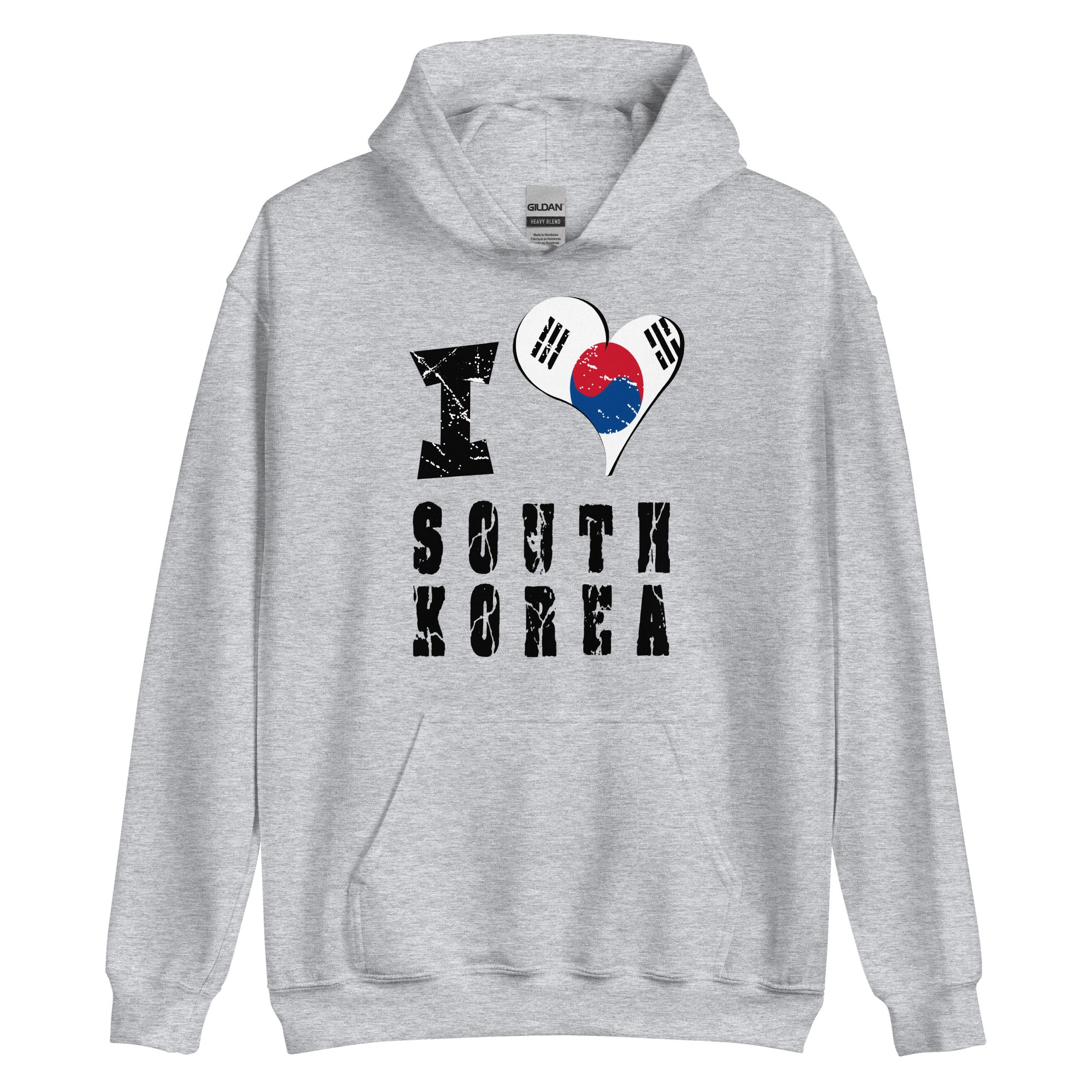 Unisex Hoodie - I Love South Korea