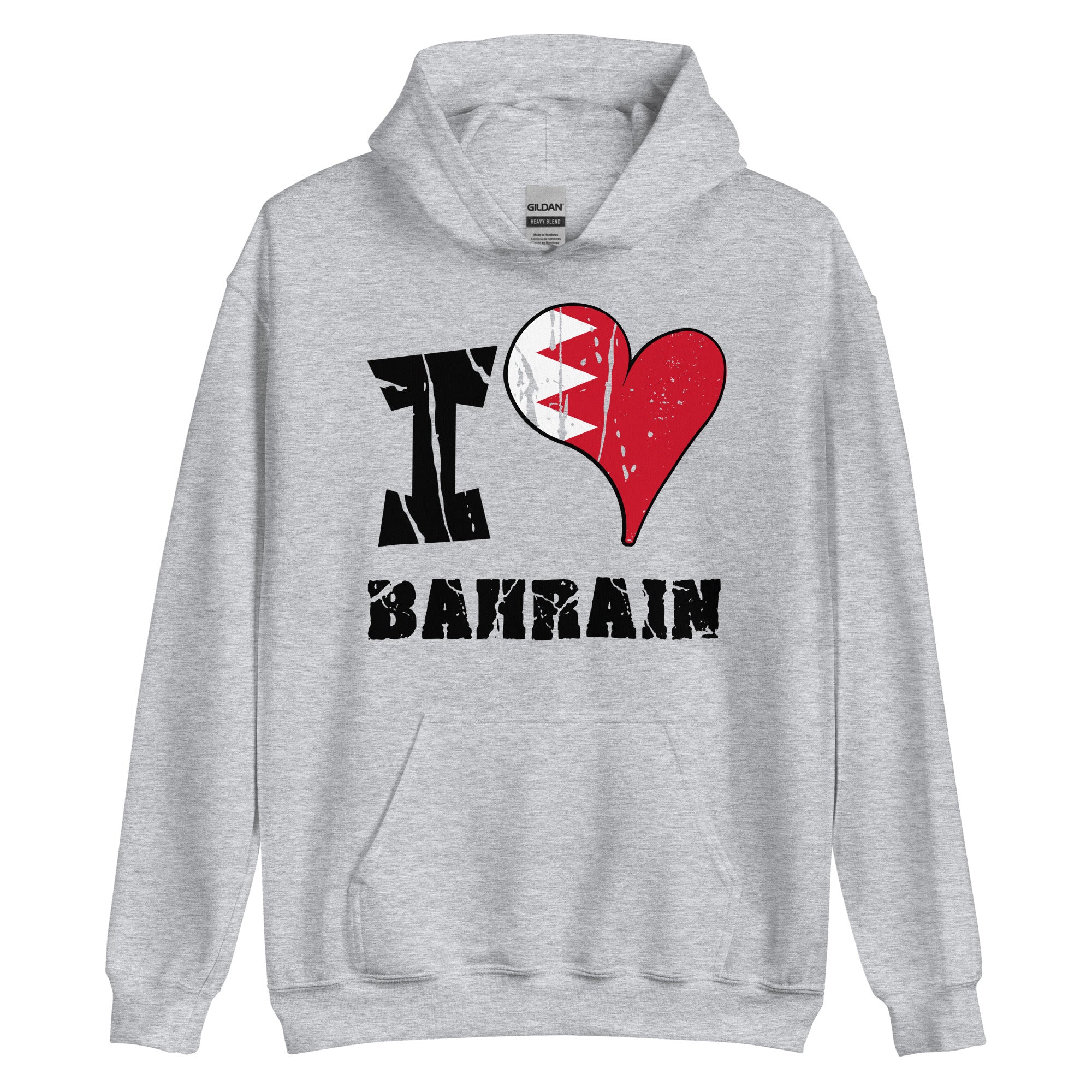 Unisex Hoodie - I Love Bahrain