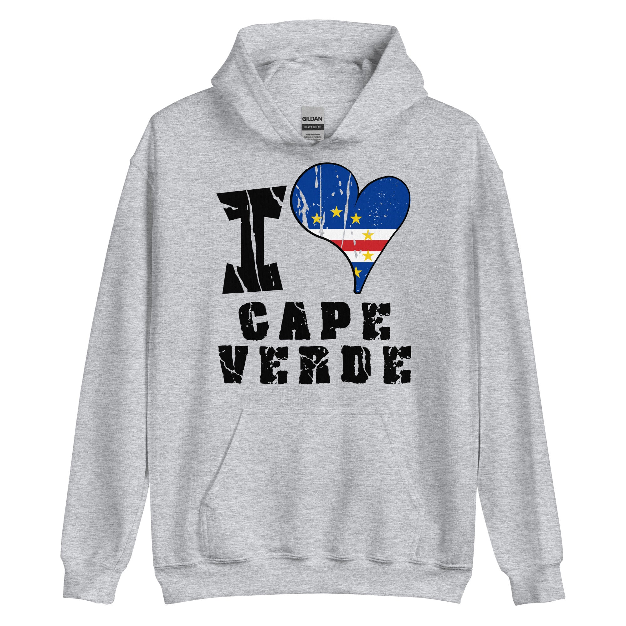 Unisex Hoodie - I Love Cape Verde