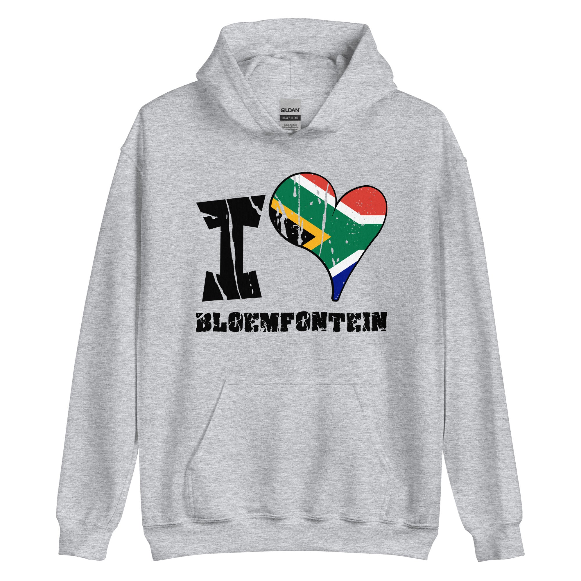 Unisex Hoodie - I Love Bloemfontein