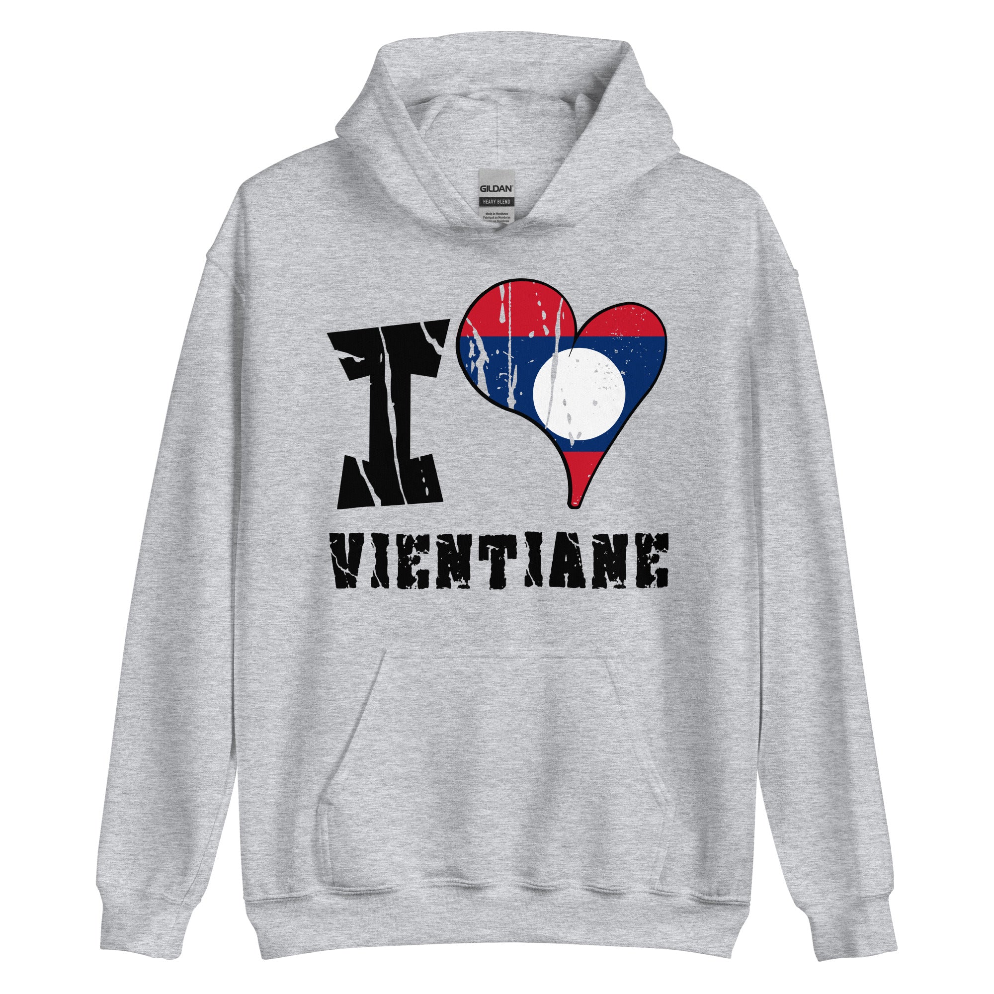 Unisex Hoodie - I Love Vientiane