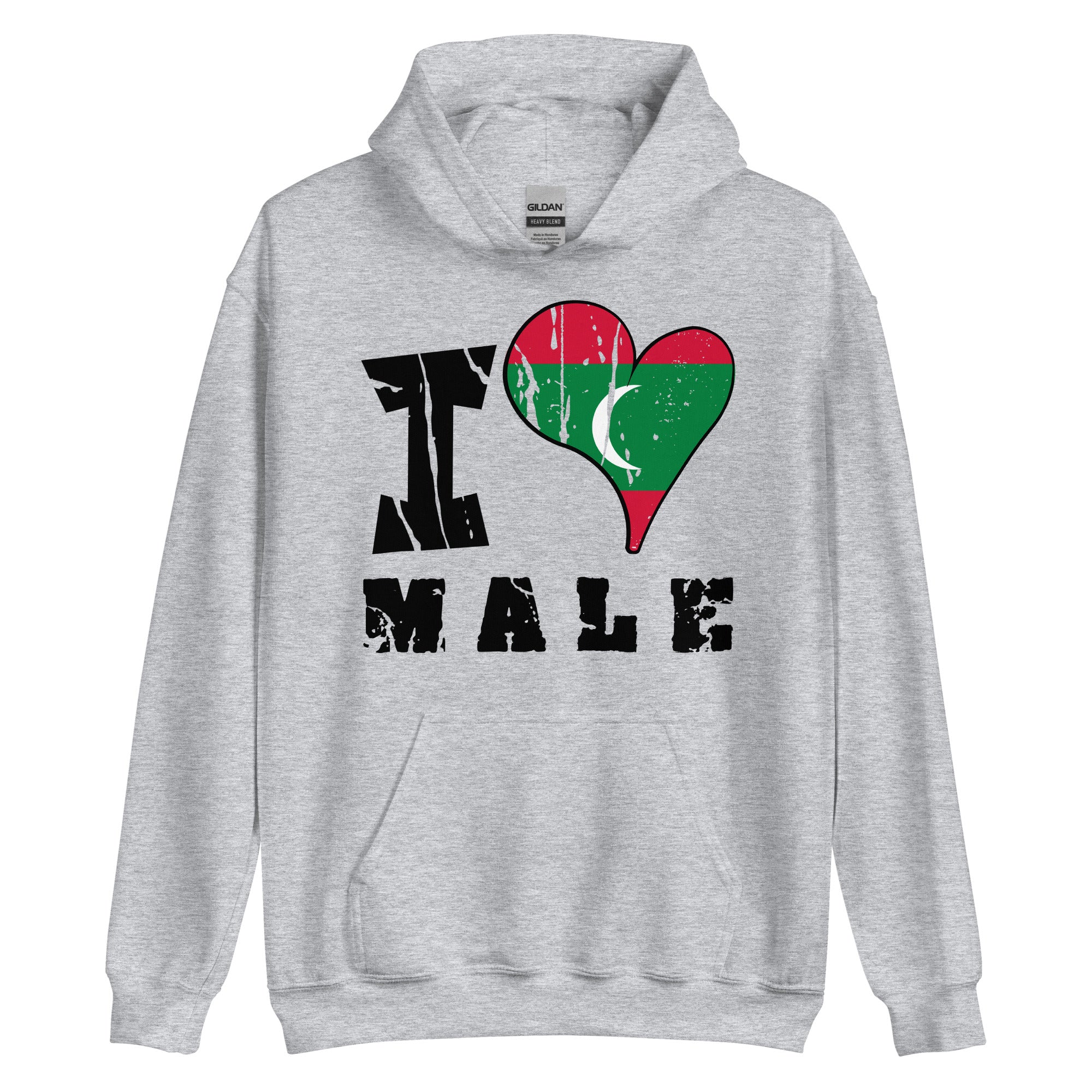 Unisex Hoodie - I Love Malé