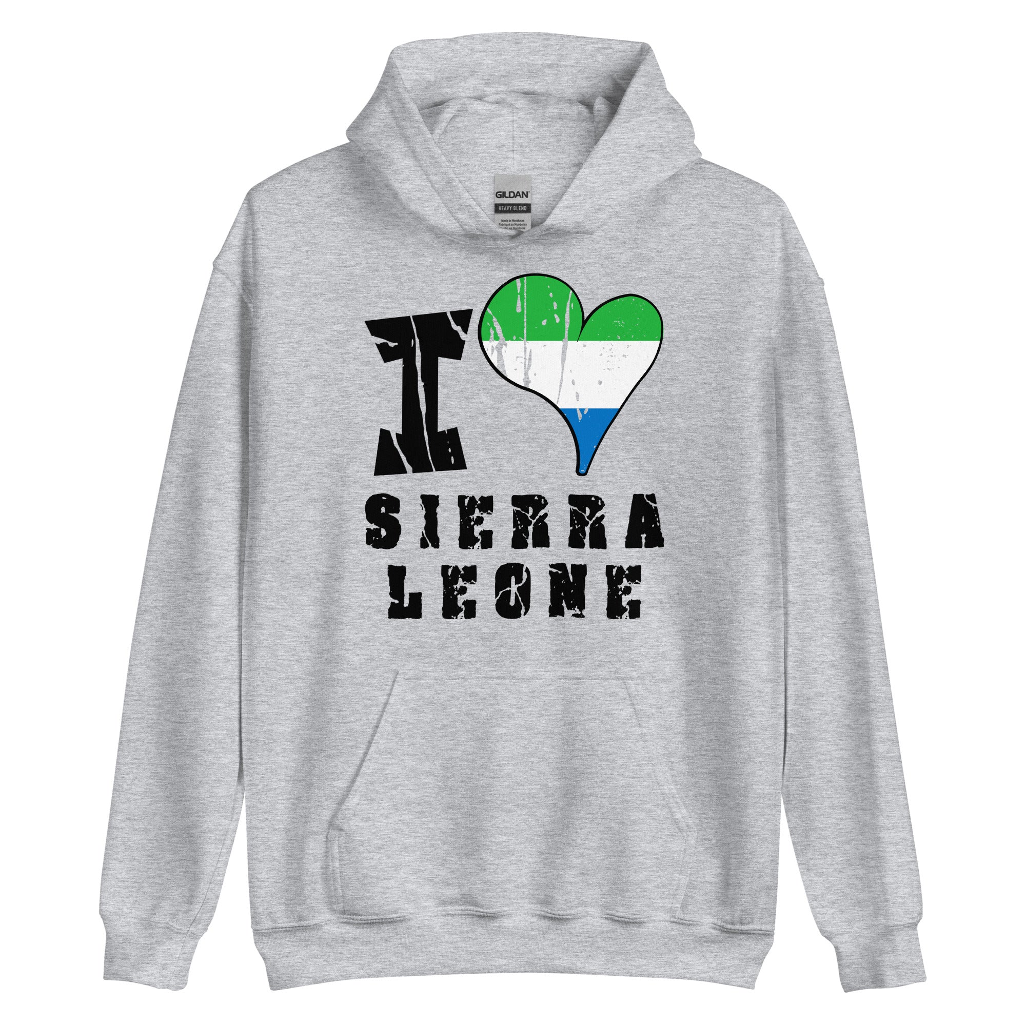 Unisex Hoodie - I Love Sierra Leone