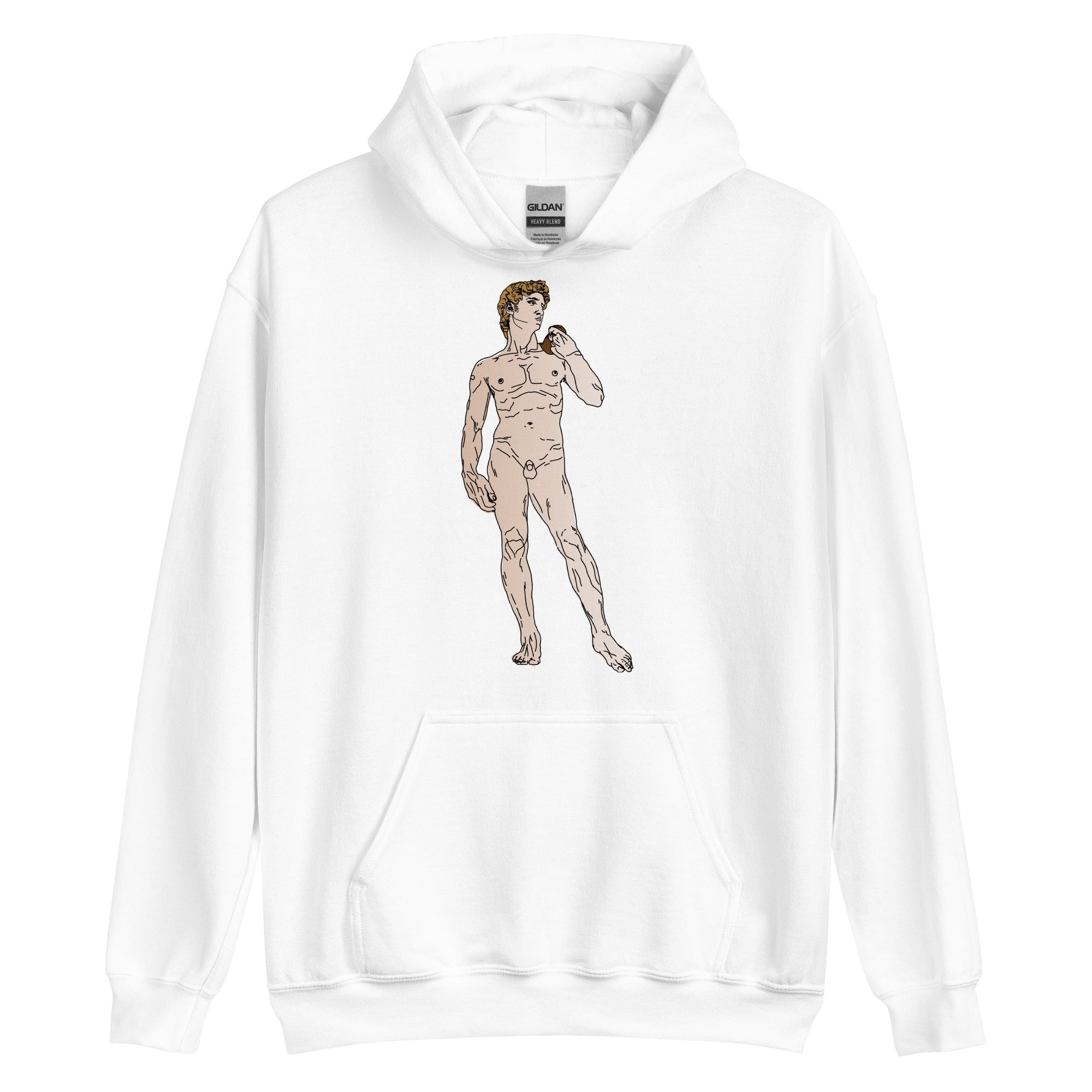 Unisex Hoodie - Michelangelo David Design