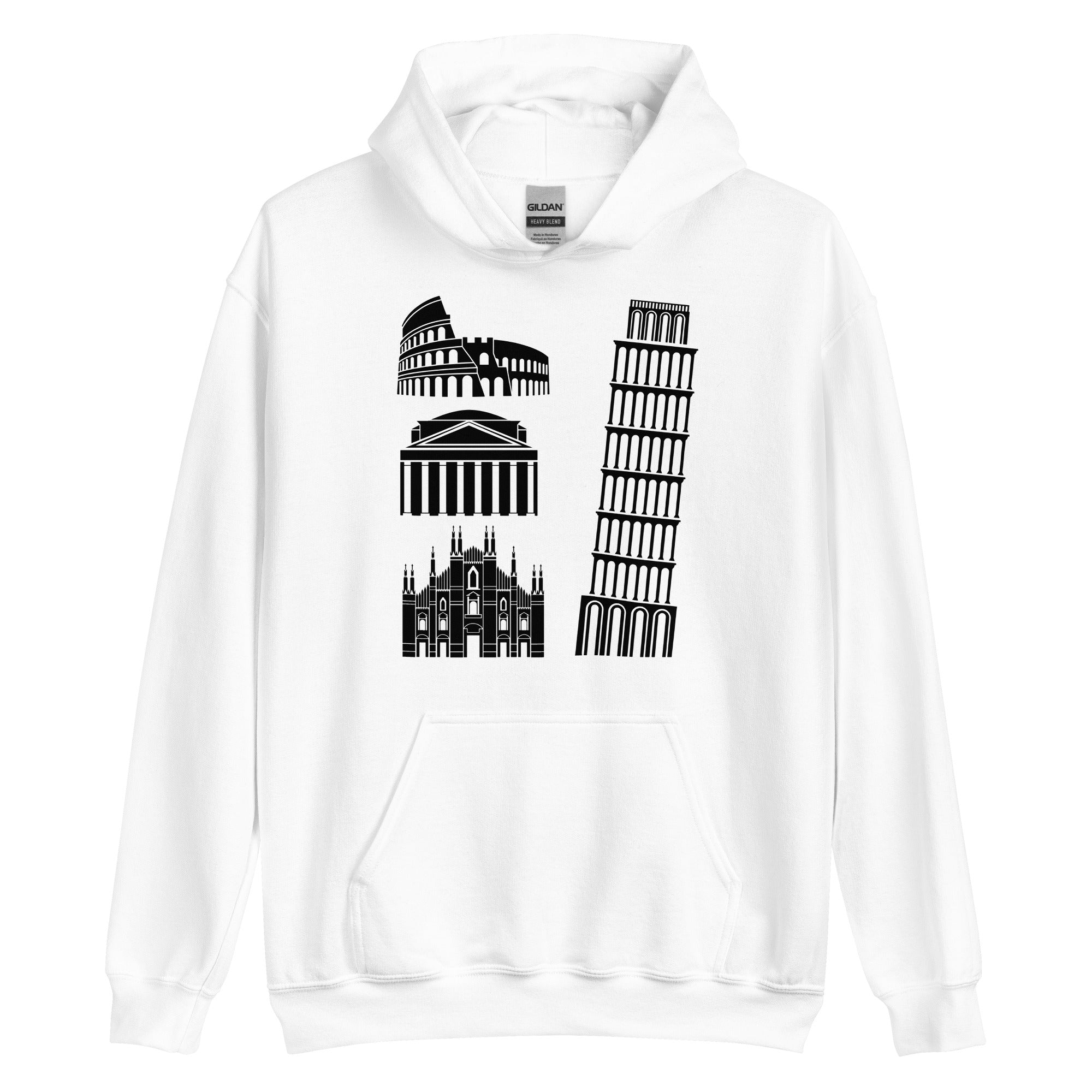 Unisex Hoodie - Italy Architecture Design