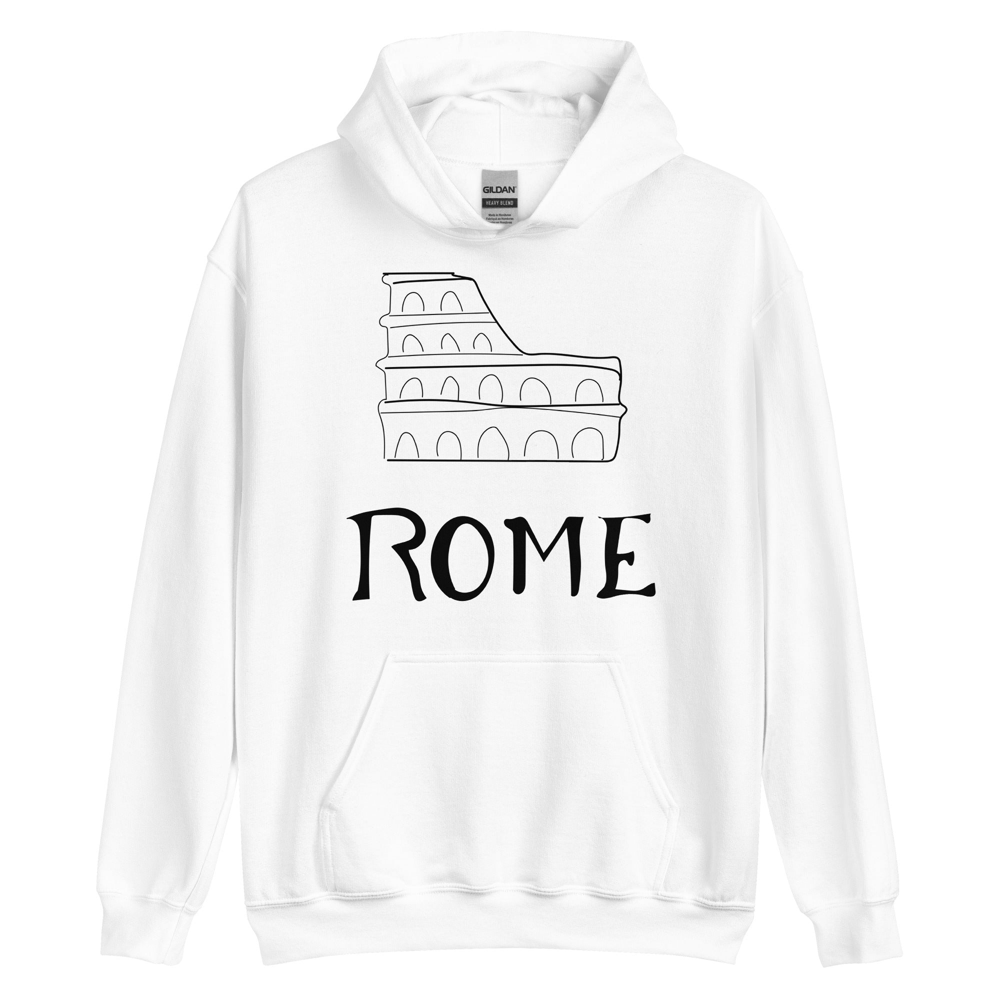 Unisex Hoodie - Rome Architecture Design