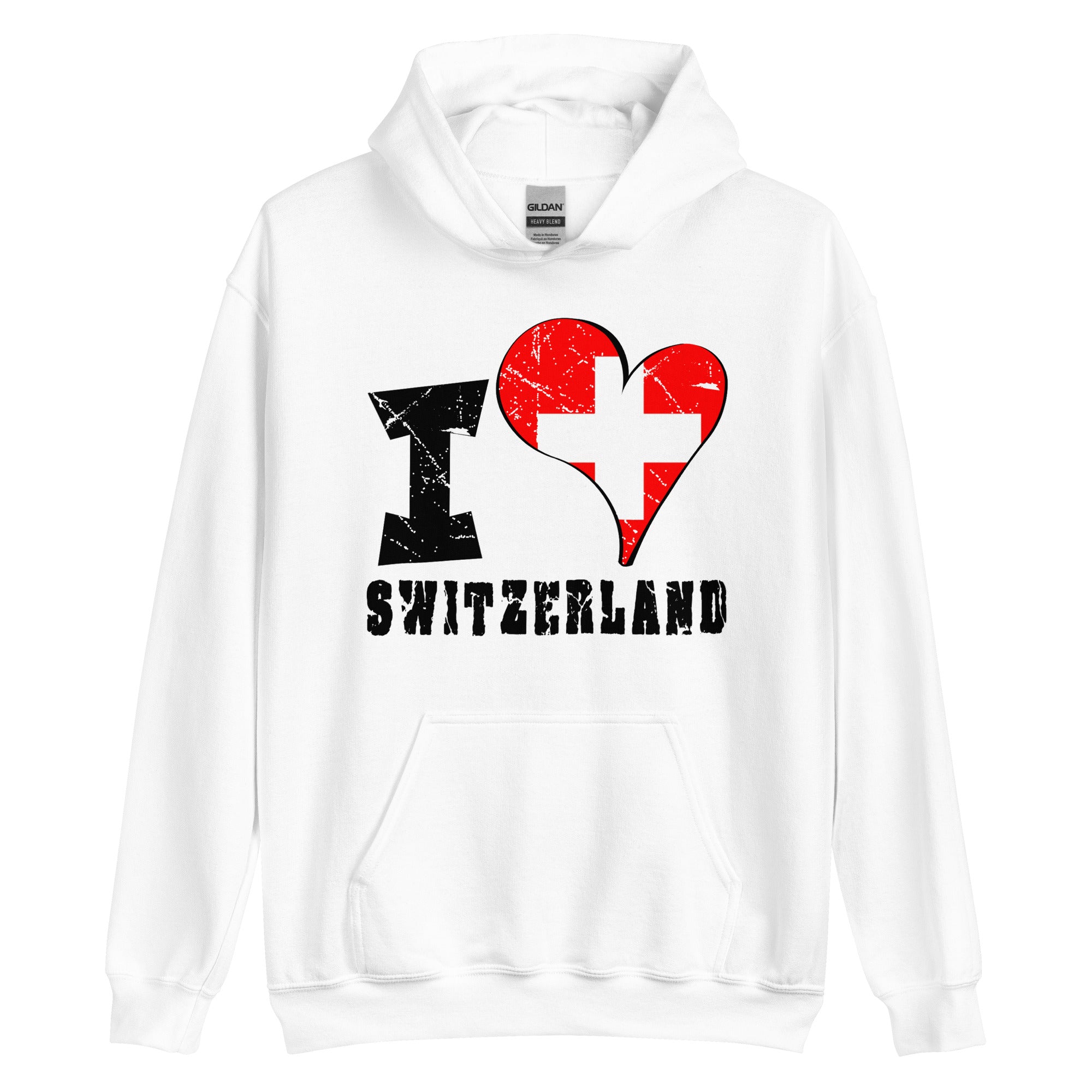 Unisex Hoodie - I Love Switzerland