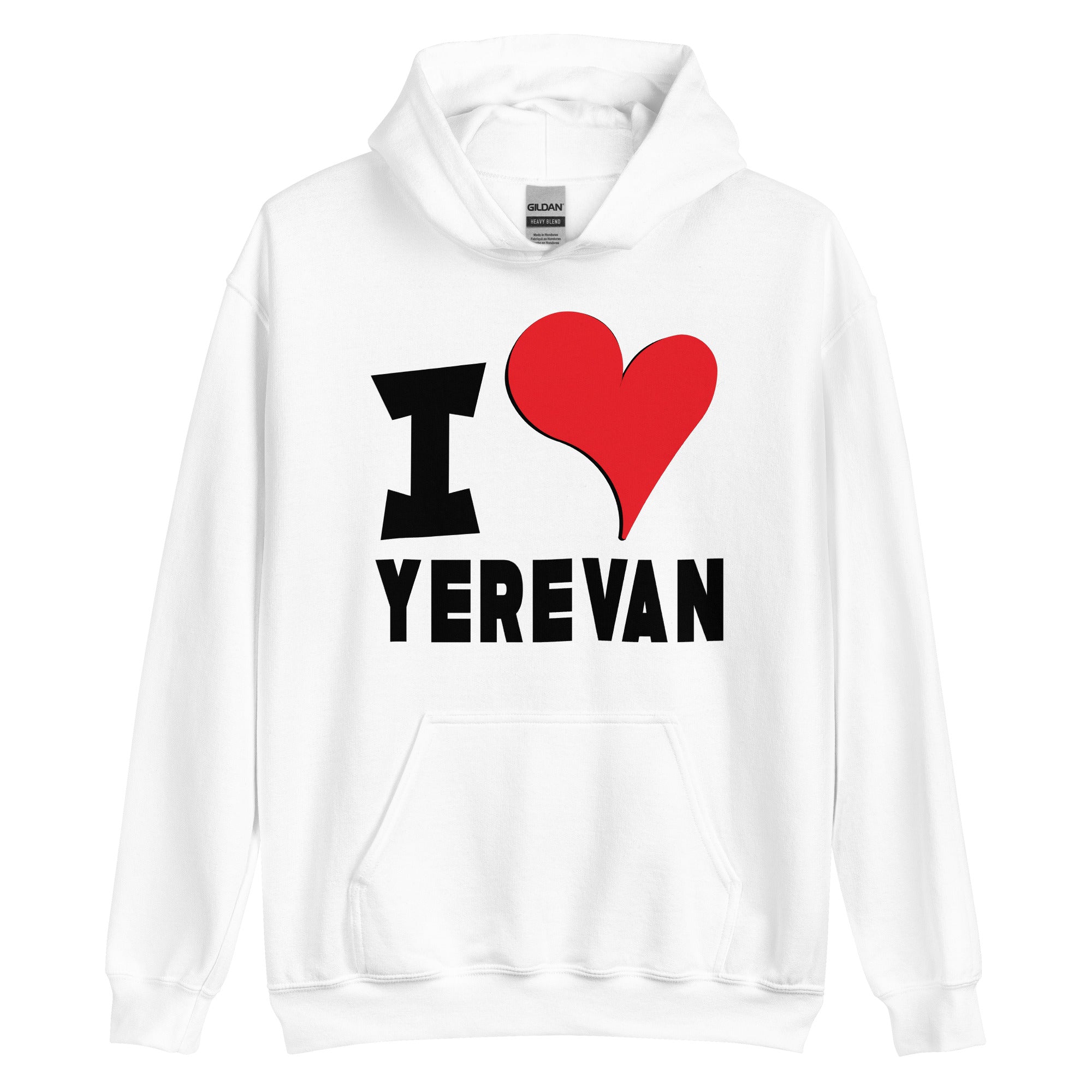 Unisex Hoodie - I Love Yerevan Red