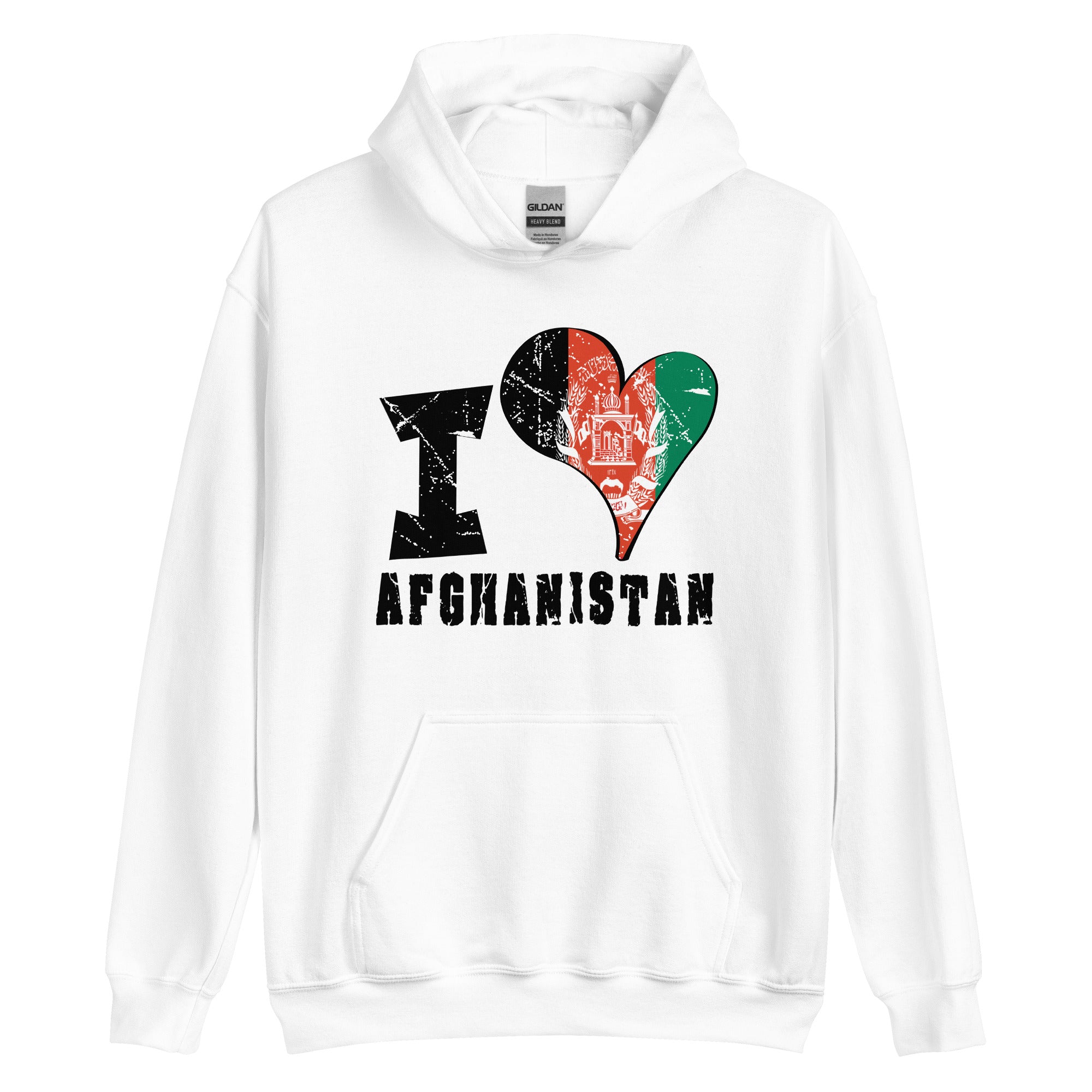 Unisex Hoodie - I Love Afghanistan