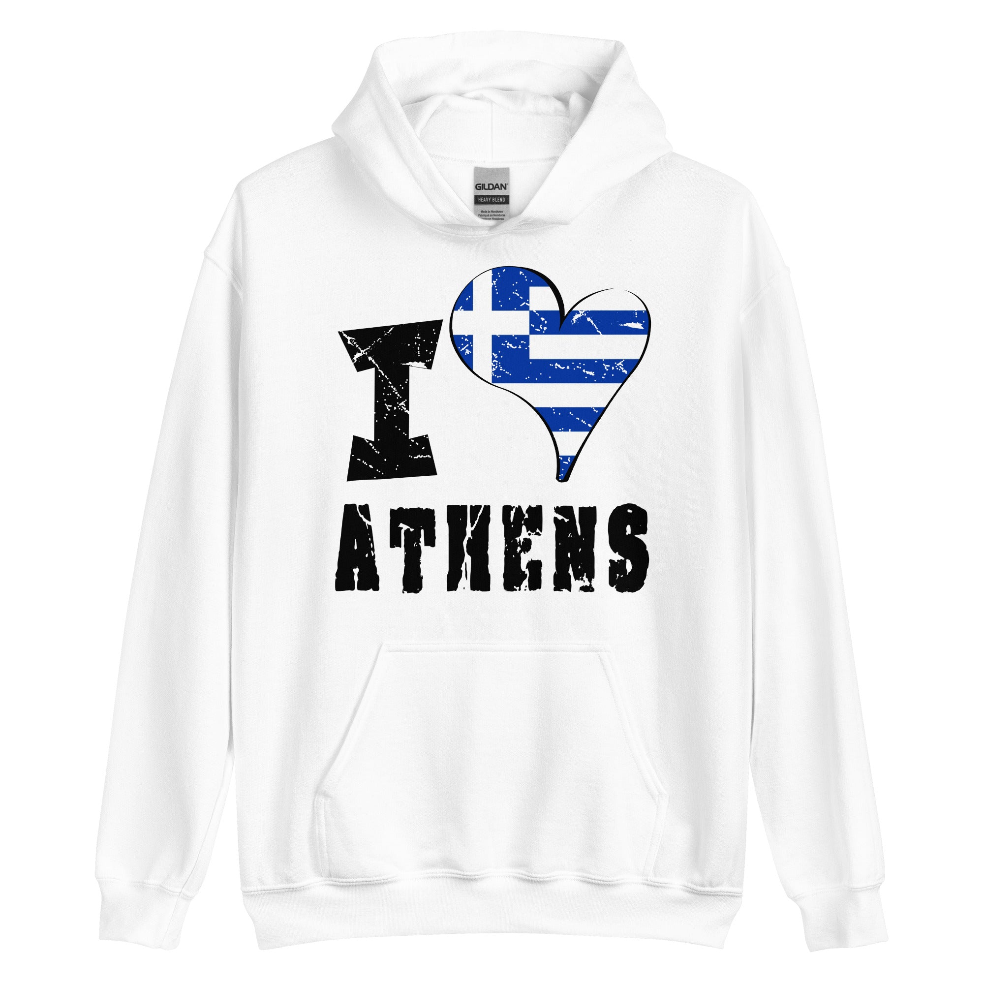 Unisex Hoodie - I Love Athens