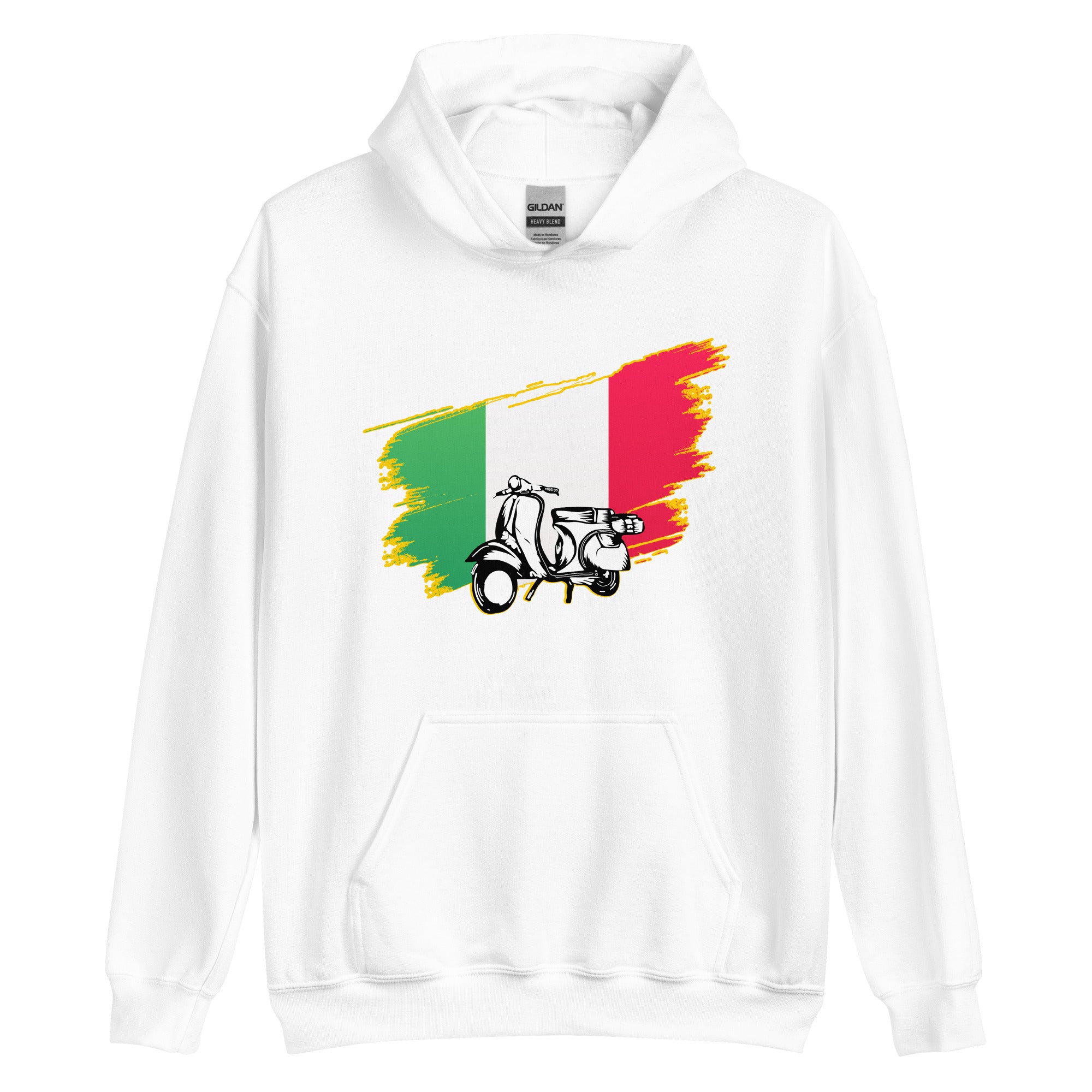 Unisex Hoodie - Italian Flag Vespa