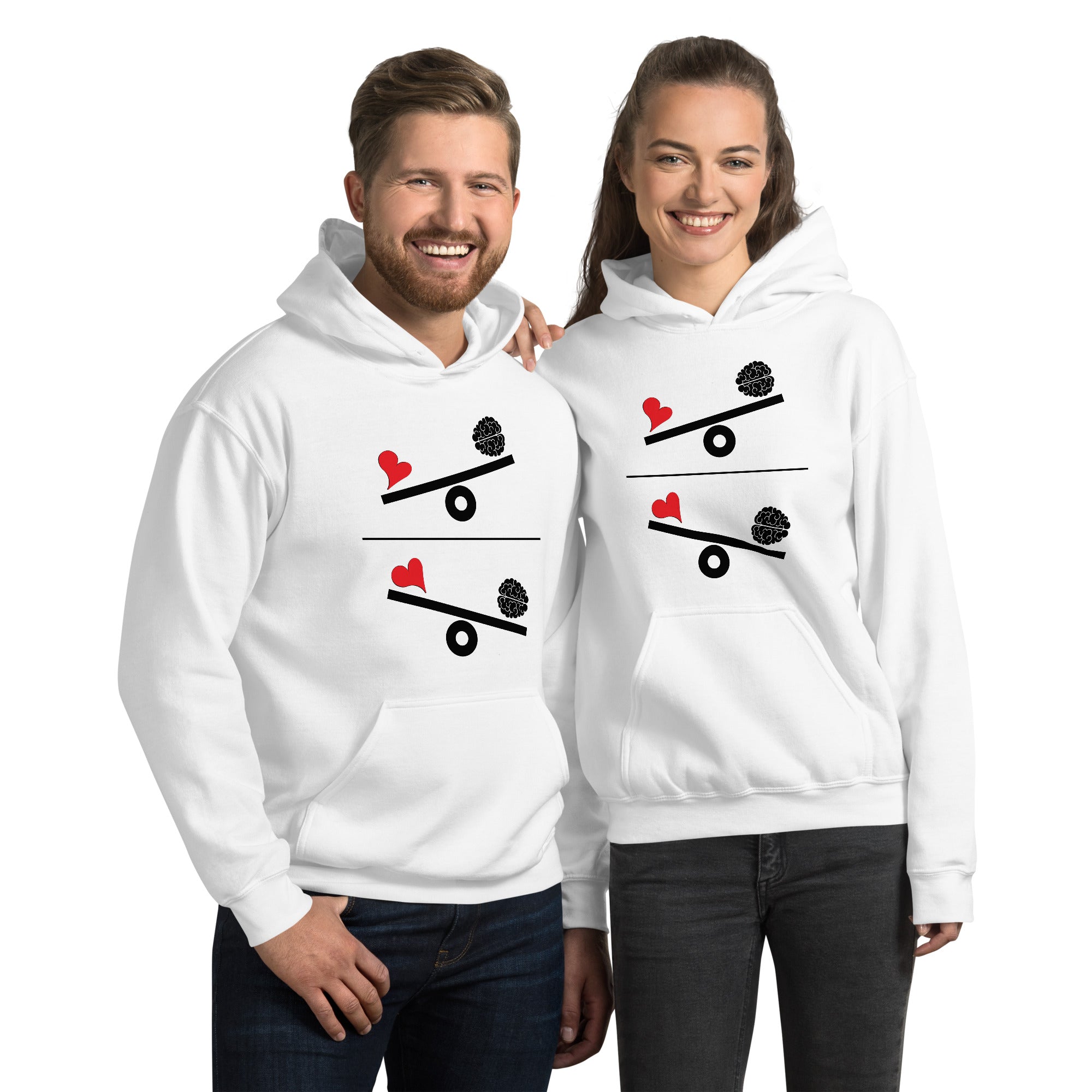 Unisex Hoodie - Balance Irrational Love Rational Reason