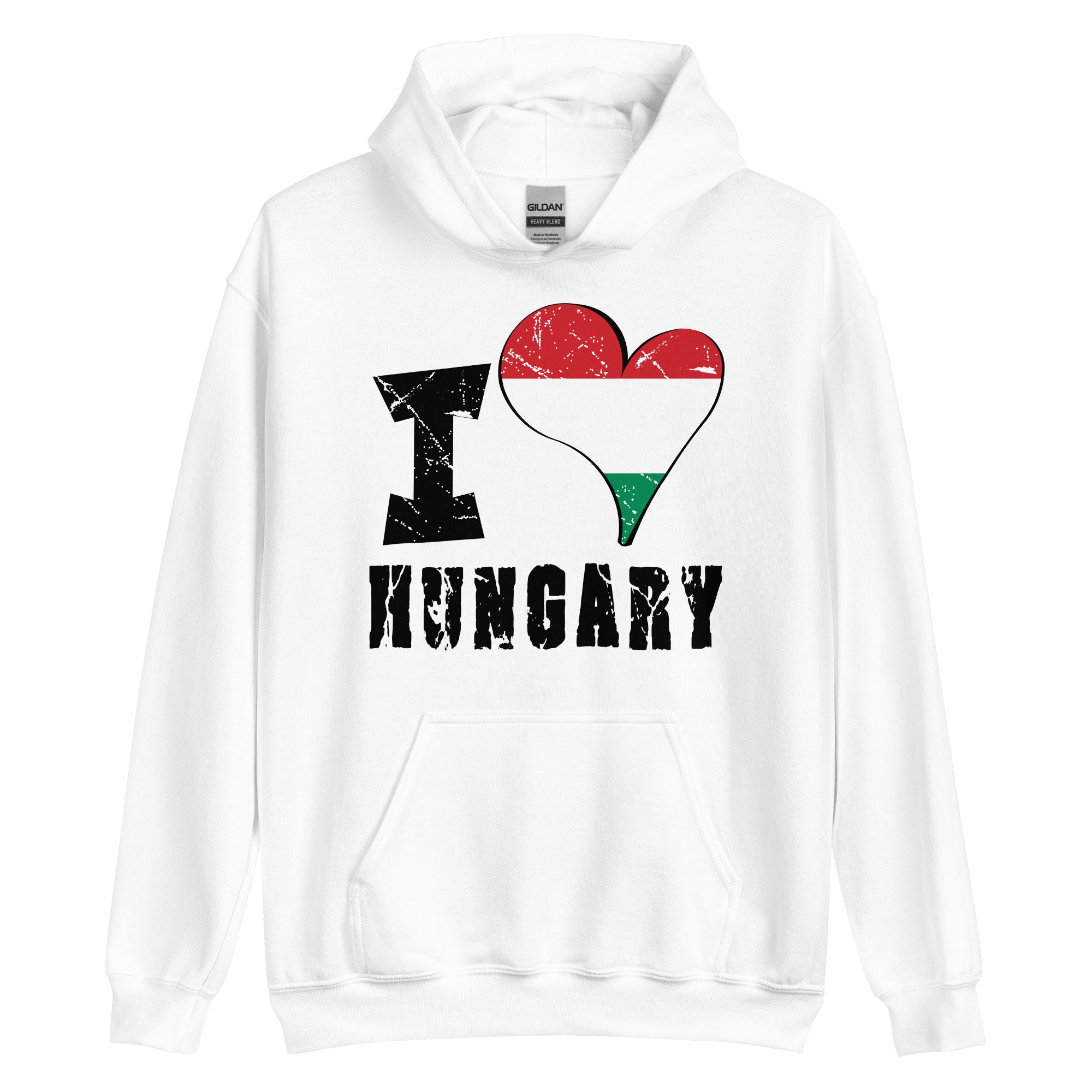 Unisex Hoodie - I Love Hungary